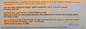 25-05-2016 fik 1 svar fra www.les.dk desvære falsk brev Anders Dam og Bestyrelse samt Advokater. der findes intet lån på 4.328.000 kr.