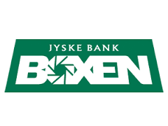 Jyske Bank boksen fyldt med penge