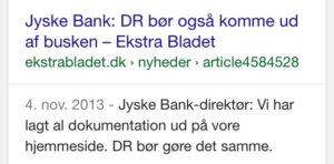 Jyske bank beder DR lægge alt frem om Jyske banks hjælp til skatte svindel. samtids nægter jyske bank selv at give deres kunder aktindsigt for at skjule svindel
