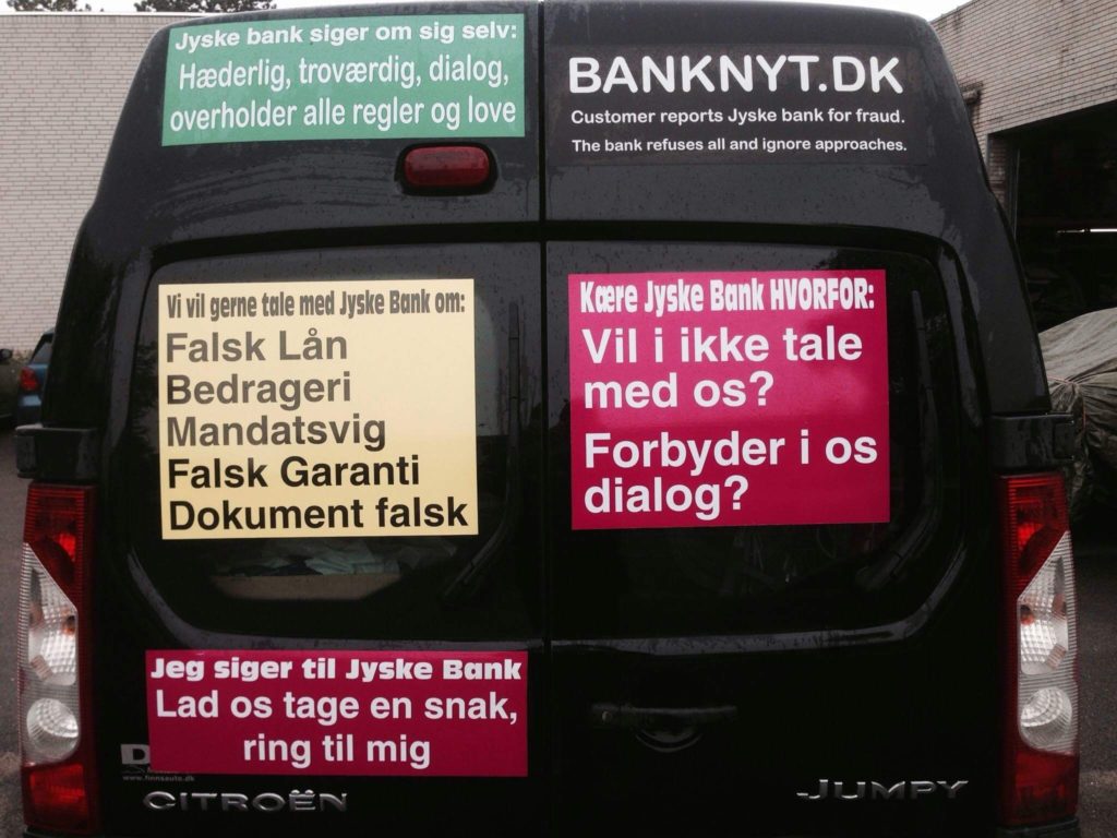 JYSKE BANK PÅSTÅR SELV AT BANKEN ER TROVÆRDIGE, ÆRLIG OG HÆDERLIGE :-( MEN FAKTA ER, AT JYSKE BANK KLART SYNTES, AT VÆRE EN BEDRAGERISK BANK. SPØRG DIG SELV HVORFOR JYSE BANK. Ellers nægter at svarer, nægter dialog. :-) :-) #Jyskebank og deres 100 #advokater i #lundelmersandager vil ikke undskylde veludført #svindel Som #bedrageri #dokumentfalsk #falsk #svig osv. Mod kunder i #jysk bank - Kunder jagter fortsat #sandheden Ønsker få klarhed over hvor massivt flere #love og #regler er overtrådt på stribe, i bare denne lille sag. :-) :-) EN BANK DER BARE IKKE VIL TALE SANDT. Men alene påstår at banken ikke lyver, og er hæderlig, ærlig og at jyske bank overholder alle regler og love. Det er nu du godt må grine :-) :-) Sjovt nok udtaler jyske Banks bestyrelses medlem Philip Baruch, i flere retssager At jyske bank ikke behøver overholde god skik regler. Så er det sat på plads, altså jyske bank holdning til god skik regner, Er at jyske bank ikke ønsker , eller vil overholde god skik regler, fra Finanstilsynet. :-) :-) Vi gav ellers jyske bank muligheden, for at indrømme, bankens bedrag maj. 2016 (lad os bare kalde det fejl) Men jyske bank vil ikke tale med os Jyske bank vil intet indrømme, og slet ikke få noget rettet op , da det jo er bevist. :-) mail herom er sendt til Anders Dam. Direktøren #Jyskebank Jyske Banks #bestyrelsen Jyske Banks #ledelsen Philip Baruch advokat & bestyrelses medlem Morten Ulrik Gade #advokat jyske bank Og Lund Elmer Sandager advokater #les.dk (Dem der lyver for at skuffe i retsforhold, det et også med til at skjule bedraget.) Hvilket jyske bank næsten med det samme, afviste, ved at nægte at svare eller tale med Carsten :-) At kunde opdage jyske Banks udspekuleret svindel / bedrageri, det er en ting At kæmpe imod en svindler som jyske bank, viser sig at være er en anden sag. For her er det myggen mod elefanten :-) Elefanten er iskold og fortsætter kynisk uden at stanse op, og tage mod kundens udstrakte hånd. :-) Jyske bank valgte selv 31 maj 2016 At jyske bank med deres 100 advokater i Lund Elmer Sandager, kun ønskede at fortsætte bedrageri. :-) Men at familien også skulle opdage svindlen, regnede ingen i jyske bank med. :-) Men på trods af, at jyske bank lagde alle de hindringer i vejen, som var muligt og nægtede at udlever aktindsigt, og nægtede at svare på noget. Opdagede kunden alligevel #bedrageriet :-) Senest 2 februar 2018, opdages et nyt forhold af dokumentfalsk, denne gang ved hjælp af et bilag fra Nykredit. Bilag D. (1093) :-) :-) Bilags kopi er her, ingen underskrifter, så ved ikke hvad der er underskrævet, og jyske bank nægter at udlevere kopier 1 times video med bilags gennemgang. Der kommer små videos https://facebook.com/pg/jyske.bank.bedrager.kunde/videos/?ref=page_internal&mt_nav=1 :-) :-) Vi har en god bevisførelse mod jyske bank og finde sikkert flere beviser for bedrageri, misbrug af fuldmagt og derved dokument falsk, når vi får alle bilag udleveret fra Nykredit som anmodet. :-) Men jyske bank regnede sikkert ikke med at vi opdagede, at jyske bank har lavet Mandat svig, Bedrageri Dokument falsk. og meget mere. Det var nok ikke noget jyske bank regnede med blev opdaget. :-( JYSKE BANK VIL INTET INDRØMME JYSKE BANK VIL INTET UNDSKYLDE OG SÅ ER RETTEN STEDET, HVOR VI ØNSKER OPREJSNIG, Det er forsøg på 20 års bedrageri, hvoraf de først 9 år. gik helt efter jyske Banks plan. Men vi er klar til at fremfører vores beviser over for retten. :-) :-) Vi skal snart i retten Viborg Kommer du med, og ser fremlæggelsen på at JYSKE BANK LAVER BEDRAGERI :-) Jyske Bank har bevistligt, efter straffelovens bestemmelser,lavet DOKUMENT FALSK FOR AT KUNNE LAVE SVIG / BEDRAGERI MOD KUNDER I JYSKE BANK. :-) :-) Sag BS 99-698/2015 Ærlige jyske bank som holder sig til sandheden; som ikke lyver - Ærlige jyske bank som er præget af ægthed og oprigtighed spille med åbne kort - Ærlige jyske bank som man kan stole på; som overholder juridiske og moralske regler og normer - Ærlige jyske bank som er i overensstemmelse med lov og ret. :-) Har masser af eksempler på at jyske bank offenligt påstår at banken ikke lyver. I retten vil vi bevise noget andet. - Ærlige Jyske Bank Som gentagende påståede at #jyskebank LYVER IKKE ER ÅBEN OG ÆRLIG OVERHOLDER ALLE REGLER OG LOVE. :-) SANDHEDEN OM JYSKE BANK DET FÅR DU BEKRÆFTET I RETTEN. HVOR VI VIL FREMLÆGGE TIDSLIGENDE MED ALLE DE FORHOLD DET ER KOMMET :-) MØD OP. HØR JYSKE BANK FORKLARE SIG, HØR HVORFOR JYSKE BANK IKKE VILLE SVARE OS, HVORFOR JYSKE BANK HAR LAVET DOKUMENTFALSK :-( HØR HVORDAN JYSKE BANK SVINDLEDE DERES KUNDER, FOR MILLIONER GENNEM LØGNE. VED HJÆLP AT LØGNE OG UÆRLIGT AT HAVE BEDRAGT KUNDER GENNEN DE FØRSTE 9 år. AF PLANLAGT 20 ÅRS SVINDEL. :-) JYSKE BANK FORSØGTE AT FORTSÆTTE BEDRAGERI VED TAVSHED OG LØGNE - SOM VED AT LADE JYSKE BANKS ADVOKATER, LUND ELMER SANDAGER LYVE OVER FOR RETTEN. - VED I RETSFORHOLDET LYVE, FOR AT VILLE SKUFFE I RETSFORHOLD - LYVE OM AFTALER, DER IKKE FINDES SKJULE AT FULDMAGT ER MIBRUGT. SAGEN OM JYSKE BANK HANDLER OM SVIG FALSK VILDLING UDNYTTELSE :-) JYSKE BANK KAN EFTER RETSSAG, POLITI ANMÆLDES FOR BEDRAGERI MANDATSVIG DOKUMENTFALSK FULDMAGTS MISBRUG OSV :-) Forhold der ikke kunne opdages før, da jyske bank ved hjælp af svig og vildledning, har skjult alle forhold, som derfor ikke kunne opdages. :-) JYSKE BANK HAR LAGT MANGE, HÆNDRINGER I VEJEN FOR AT BEDRAGERIET IKKE MÅTTE OPDAGES. :-) JYSKE BANK HAR LØJET I RESFORHOLD, DET KAN VI FØRST KONSTATERE NU :-) AT JYSKE BANK HAR SVINDLET FOR MILIONER :-) JYSKE BANK NÆGTER AT SVARE OG HJÆLPE MED OPKLARING MEN BEVISERNE MOD JYSKE BANK ER MANGE, OG DER ER SIKKERT FLERE BEVISER. :-) JYSKE BANK VIL IKKE AFLEVER KOPI AF MISBRUGTE FULDMAGTER, GARANTIER MM SOM JYSKE BANK HAR BRUGT I ANDET SAMMENHÆNG, END DET DE VAR GIVET OG AFTALT TIL. :-) SAGEN HANDLER OM SVINDEL I DIN BANK JYSKE BANK. :-) Sagen er omfattende som jyske bank selv skriver :-) Og der er et utal af forhold som alle sammen har udspring, i et Falsk lån på 4.328.000 kr. Som jyske bank løj om, for at kunne bedrage familie i 20 år. med en falsk rentebytte eller SWAP :-) Jyske bank bedrog lige den forkerte familie Familien som jyske bank nok. under vurderede, og ikke troede ville kæmpe i mod svindler banken :-) Vi forventer der er flere beviser, men har ikke beføjelser som politiet. Men sider som velkommen på www.tyv.dk www.banknyt.dk Er på pause 30 facesbook sider er på pause 25 andre hjemme sider er velkommen med kode Så jo vi holder meget igen