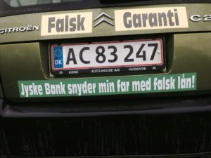 Jyske bank laver falsk lån, falsk garanti, bil reklamebranchen gratis 