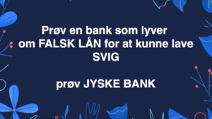 Søge ord for BEDRAGERI FULDMAGTSMISBRUG SVIG FALSK SVINDEL, ELLER BARE EN FEJL. / at råbe jyske bank op Medvirkende i sagen eller kender til sagen bedraget, og som ikke ønsker at jyske bank retter, hvis det er en fejl - Fundament kærneværdier hæderlig ærlig åben retter fejl Sund fornuft Jyske bank nægter vedholdende . Nykredit jyske bank - Lån super billigt, ingen gebyr rente Subperlån, Superlån, supperlån. Billån, boliglån. Opsparing. Pension. - Tivoli fripas Bakken fripas gratis / Advokat advokater, strafferet ren straffe attest, øknomisk kriminalitet, kriminelt, straffeloven - Lund Elmer Sandager Al Capone, Adolf Hitler, Stalling Michael Rasmussen CEO Nykredit Anders Christian Dam CEO jyske bank Advokat Morten Ulrik gade jyske bank Philip Baruch jyske bank Advokat Philip Baruch Lund Elmer Sandager Advokat Mette Egholm Nielsen Nykredit Inkasso Birgit Bush Thuesen jyske bank - Jyske bank erhverv Hillerød Helsingør Århus Aahus København Silkeborg Valby Østerbro - Nicolai Hansen bankrådgiver jyske bank Line Braad Winding jyske bank Casper Dam Olsen bankrådgiver jyske bank Anette Kirkeby bankrådgiver jyske bank Søren Woergaard rådgiver jyske bank - Danske bank jysk - Koncernledelse jyske bank Koncernbestyrelsen Sven Buhrkall Kurt Bligaard Pedersen Rina Asmussen Philip Baruch Jens A. Borup Keld Norup Christina Lykke Munk Haggai Kunisch Marianne Lillevang Koncerndirektionen Anders Dam Leif F. Larsen Niels Erik Jakobsen Per Skovhus Peter Schleidt - Sagen historien om Nykredit og jyskebank handler om: Bedrageri Svindel Løgne Tyveri Underslæb Mandatsvig Svig Dokumentfalsk, Nægte at undersøge for fejl At dække over forbrydelser At skjule forbrydelser At nægte kunder svar At nægte kunder aktindsigt - Om at lyve over for retten udelukket for at kunne fortsætte bedrageriske forhold. - Jyske Banks oplyste kærneværdier Fundamentet i jyske bank er pilråddent hvis jyske bank lyver over for kunder, så jyske Ban kan snyde eller bedrager deres bankkuder. - Vedholdende uærlig Lyver vedholdende Nægter vedholdende at svare Jo jyske bank er bestemt vedholdende. - Jyske bank overholder alle regler og love, og er bestemt ikke bedrageriske siger jyske bank selv - Vi vil gerne have en duel med jyske bank og kaptajn kryster Anders Dam På om jyske bank er troværdig hæderlighed ærlig. - Men det syntes til at Anders Dam jyske bank er en bangebuks og en kryster som gemmer sig bag hans 100 vis af advokater og ikke tør svare kunder på spørgmål omhandlende jyske Banks moral og troværdighed. - Mercedes BMW Audi VW Ford Kia Pegeout Citroen biler for alle, billig bolig, billig forsikring - Regler og love Billån Mercedes BMW Audie WV Michael Rasmussen Nykredit og Anders Dam Jyske Bank, Lund Elmer Sandager Advokater Philip Baruch - Jyske bank FUNDAMENT støttes at ATP PFA GF REALMÆGLERNE CODAN BRF AKTIONÆRENE I JYSKE BANK Og selfølgelig bakke alle medarbejder i jyske bank eres ledelses arbejdes metoder op, så som at skjule sandheden for deres kunder. - Hvem ka jyske bank ka Jyske bank gør det umulige muligt, og laver et falsk lån på 4.328.000 kr og tinglyser pant på samme beløb - Jyske bank uhæderlig løgnagtig bedragerisk utroværdig forbryderisk Utroværdig med stort U - Dette er søge ord for at fange jyske Banks opmærksomhed, og få en dialog samt talt om de mange forhold, Som jyske bank vedholdende nægter at tale bed kunde om, hvis der blot er om en fejl.