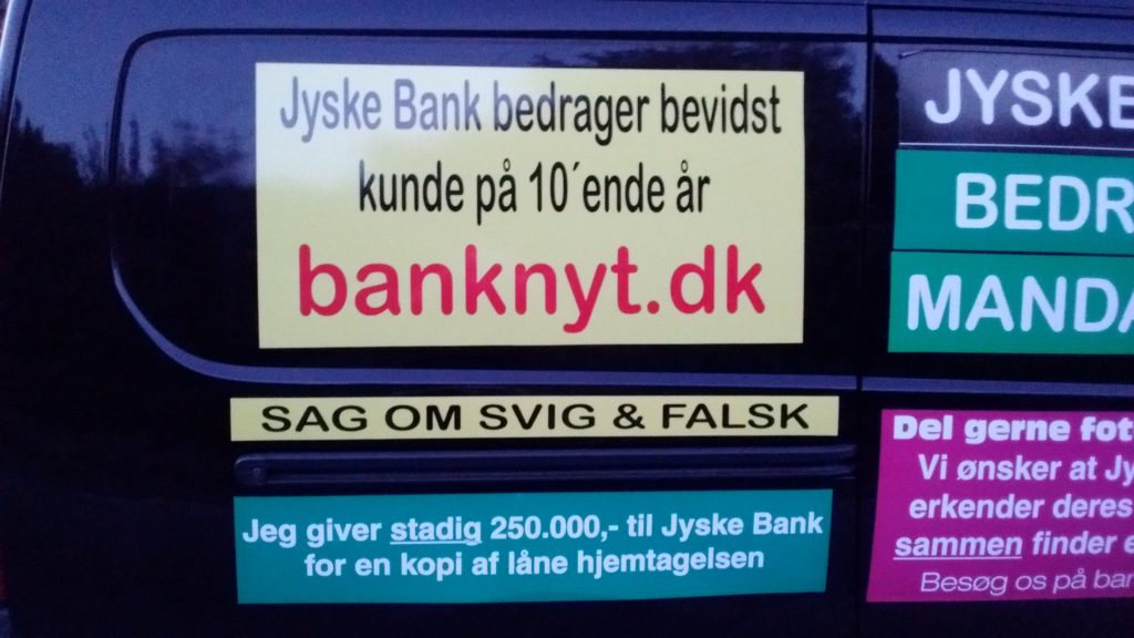 Medvirken direkte eller indirekte i jyske bank 11 års svindel / bedrageri mod kunde Et par søgeord er smuttet med. #JYSKE BANK BLEV OPDAGET / TAGET I AT LAVE #MANDATSVIG #BEDRAGERI #DOKUMENTFALSK #UDNYTTELSE #SVIG #FALSK #Bank #AnderChristianDam #Financial #News #Press #Share #Pol #Recommendation #Sale #Firesale #AndersDam #JyskeBank #ATP #PFA #MortenUlrikGade #PhilipBaruch #LES #LundElmerSandager #Nykredit #MetteEgholmNielsen #Loan #Fraud #CasperDamOlsen #NicolaiHansen #JeanettKofoed-Hansen #AnetteKirkeby #SørenWoergaaed #BirgitBushThuesen #Gangcrimes #Crimes #Koncernledelse #jyskebank #Koncernbestyrelsen #SvenBuhrkall #KurtBligaardPedersen #RinaAsmussen #PhilipBaruch #JensABorup #KeldNorup #ChristinaLykkeMunk #HaggaiKunisch #MarianneLillevang #Koncerndirektionen #AndersDam #LeifFLarsen #NielsErikJakobsen #PerSkovhus #PeterSchleidt