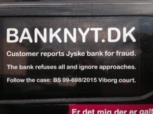 JYSKE BANKs SVINDEL / FRAUD - CALL / OPRÅB :-) Can the bank director CEO Anders Dam not understand We only want to talk with the bank, JYSKE BANK And find a solution, so we can get our life back We are talking about The last 10 years, the bank provisionally has deceived us. The Danish bank took 10 years from us. :-) Please talk to us #AndersChristianDam Rather than continue deceive us With a false interest rate swap, for a loan that has not never existed We write, and write, and write, while the bank continues the very deliberate fraud which the entire Group Board is aware of. :-) :-) A case that is so inflamed, that not even the Danish press does dare comment on it. do you think that there is something about what we are writing about. Would you ask the bank management Jyske Bank Link to the bank further down Why they will not answer their customer And deliver a copy of the loan, 4.328.000 DKK as the bank claiming the customer has borrowed i Nykredit As the Danish Bank changes interest rates, for the last 10 years, Actually since January 1, 2009 - Now the customer discovered and informed the Jyske Bank Jyske 3-bold Bank May 2016 that there was no loan taken. We are talking about fraud for millions, against just one customer :-) :-) Where do you come into contact with a fraudster who just does not want to stop deceiving you Have tried for over 2 years. DO YOU HAVE A SUGGESTION :-) from www.banknyt.dk Startede i jyske bank Helsingør I.L Tvedes Vej 7. 3000 Helsingør Dagblad Godt hjulpet af jyske bank medlemmer eller ansatte på Vesterbro, Vesterbrogade 9. Men godt assisteret af jyske bank hoved kontor i Silkeborg Vestergade Hvor koncern ledelsen / bestyrelsen ved Anders Christian Dam nu hjælper til med at dette svindel fortsætter Jyske Banks advokater som lyver for retten Tilbød 2-11-2016 forligs møde Men med den agenda at ville lave en rente bytte på et andet lån, for at sløre svindlen. ------------ Journalist Press just ask Danish Bank Jyske bank why the bank does not admit fraud And start to apologize all crimes. https://www.jyskebank.dk/kontakt/afdelingsinfo?departmentid=11660 :-) #Journalist #Press When the Danish banks deceive their customers a case of fraud in Danish banks against customers :-( :-( when the #danish #banks as #jyskebank are making fraud And the gang leader, controls the bank's fraud. :-( Anders Dam Bank's CEO refuses to quit. So it only shows how criminal the Danish jyske bank is. :-) Do not trust the #JyskeBank they are #lying constantly, when the bank cheats you The fraud that is #organized through by 3 departments, and many members of the organization JYSKE BANK :-( The Danish bank jyske bank is a criminal offense, Follow the case in Danish law BS 99-698/2015 :-) :-) Thanks to all of you we meet on the road. Which gives us your full support to the fight against the Danish fraud bank. JYSKE BANK :-) :-) Please ask the bank, jyske bank if we have raised a loan of DKK 4.328.000 In Danish bank nykredit. as the bank writes to their customer who is ill after a brain bleeding - As the bank is facing Danish courts and claim is a loan behind the interest rate swap The swsp Jyske Bank itself made 16-07-2008 https://facebook.com/JyskeBank.dk/photos/a.1468232419878888.1073741869.1045397795495688/1468234663211997/?type=3&source=54&ref=page_internal :-( contact the bank here https://www.jyskebank.dk/omjyskebank/organisation/koncernledergruppe - Also ask about date and evidence that the loan offer has been withdrawn in due time before expiry :-) :-) And ask for the prompt contact to Nykredit Denmark And ask why (new credit bank) Nykredit, first would answer the question, after nykredit received a subpoena, to speak true. - Even at a meeting Nykredit refused to sign anything. Not to provide evidence against Jyske Bank for fraud - But after several letters admit Nykredit Bank on writing - There is no loan of 4.328.000 kr https://facebook.com/JyskeBank.dk/photos/a.1051107938258007.1073741840.1045397795495688/1344678722234259/?type=3&source=54&ref=page_internal :-( :-( So nothing to change interest rates https://facebook.com/JyskeBank.dk/photos/a.1045554925479975.1073741831.1045397795495688/1045554998813301/?type=3&source=54&ref=page_internal Thus admit Nykredit Bank that their friends in Jyske Bank are making fraud against Danish customers :-( :-( :-( Today June 29th claims Jyske Bank that a loan of DKK 4.328.000 Has been reduced to DKK 2.927.634 and raised interest rates DKK 81.182 https://facebook.com/JyskeBank.dk/photos/a.1046306905404777.1073741835.1045397795495688/1755579747810819/?type=3&source=54 :-) :-) Group management jyske bank know, at least since May 2016 There is no loan of 4.328.000 DKK And that has never existed. And the ceo is conscious about the fraud against the bank's customer :-) Nevertheless, the bank continues the fraud But now with the Group's Board of Directors knowledge and approval :-) The bank will not respond to anything Do you want to investigate the fraud case as a journalist? :-( :-( Fraud that the bank jyske bank has committed, over the past 10 years. :-) :-) https://facebook.com/story.php?story_fbid=10217380674608165&id=1213101334&ref=bookmarks Will make it better, when we share timeline, with link to Appendix :-) www.banknyt.dk /-----------/ #ANDERSDAM I SPIDSEN AF DEN STORE DANSKE NOK SMÅ #KRIMINELLE #BANK #JYSKEBANK Godt hjulpet af #Les www.les.dk #LundElmerSandager #Advokater :-) #JYSKE BANK BLEV OPDAGET / TAGET I AT LAVE #MANDATSVIG #BEDRAGERI #DOKUMENTFALSK #UDNYTTELSE #SVIG #FALSK :-) Banken skriver i fundamentet at jyskebank er #TROVÆRDIG #HÆDERLIG #ÆRLIG DET ER DET VI SKAL OPKLARE I DENNE HER SAG. :-) Offer spørger flere gange om jyske bank har nogle kommentar eller rettelser til www.banknyt.dk og opslag Jyske bank svare slet ikke :-) :-) We are still talking about 10 years of fraud Follow the case in Danish court Denmark Viborg BS 99-698/2015 :-) :-) Link to the bank's management jyske bank ask them please If we have borrowed DKK 4.328.000 as offered on May 20, 2008 in Nykredit The bank still take interest on this alleged loan in the 10th year. and refuses to answer anything :-) :-) Funny enough for all that loan is not existing just ask jyske bank why the bank does not admit fraud And start to apologize all crimes. https://www.jyskebank.dk/kontakt/afdelingsinfo?departmentid=11660 #Bank #AnderChristianDam #Financial #News #Press #Share #Pol #Recommendation #Sale #Firesale #AndersDam #JyskeBank #ATP #PFA #MortenUlrikGade #PhilipBaruch #LES #GF #BirgitBushThuesen #LundElmerSandager #Nykredit #MetteEgholmNielsen #Loan #Fraud #CasperDamOlsen #NicolaiHansen #gangcrimes #crimes :-) just ask jyske bank why the bank does not admit fraud And start to apologize all crimes. https://www.jyskebank.dk/kontakt/afdelingsinfo?departmentid=11660 #Koncernledelse #jyskebank #Koncernbestyrelsen #SvenBuhrkall #KurtBligaardPedersen #RinaAsmussen #PhilipBaruch #JensABorup #KeldNorup #ChristinaLykkeMunk #HaggaiKunisch #MarianneLillevang #Koncerndirektionen #AndersDam #LeifFLarsen #NielsErikJakobsen #PerSkovhus #PeterSchleidt / IMG_0736