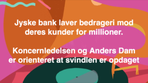 JYSKE BANKs SVINDEL / FRAUD - CALL / OPRÅB :-) Can the bank director CEO Anders Dam not understand We only want to talk with the bank, JYSKE BANK And find a solution, so we can get our life back We are talking about The last 10 years, the bank provisionally has deceived us. The Danish bank took 10 years from us. :-) Please talk to us #AndersChristianDam Rather than continue deceive us With a false interest rate swap, for a loan that has not never existed We write, and write, and write, while the bank continues the very deliberate fraud which the entire Group Board is aware of. :-) :-) A case that is so inflamed, that not even the Danish press does dare comment on it. do you think that there is something about what we are writing about. Would you ask the bank management Jyske Bank Link to the bank further down Why they will not answer their customer And deliver a copy of the loan, 4.328.000 DKK as the bank claiming the customer has borrowed i Nykredit As the Danish Bank changes interest rates, for the last 10 years, Actually since January 1, 2009 - Now the customer discovered and informed the Jyske Bank Jyske 3-bold Bank May 2016 that there was no loan taken. We are talking about fraud for millions, against just one customer :-) :-) Where do you come into contact with a fraudster who just does not want to stop deceiving you Have tried for over 2 years. DO YOU HAVE A SUGGESTION :-) from www.banknyt.dk Startede i jyske bank Helsingør I.L Tvedes Vej 7. 3000 Helsingør Dagblad Godt hjulpet af jyske bank medlemmer eller ansatte på Vesterbro, Vesterbrogade 9. Men godt assisteret af jyske bank hoved kontor i Silkeborg Vestergade Hvor koncern ledelsen / bestyrelsen ved Anders Christian Dam nu hjælper til med at dette svindel fortsætter Jyske Banks advokater som lyver for retten Tilbød 2-11-2016 forligs møde Men med den agenda at ville lave en rente bytte på et andet lån, for at sløre svindlen. ------------ Journalist Press just ask Danish Bank Jyske bank why the bank does not admit fraud And start to apologize all crimes. https://www.jyskebank.dk/kontakt/afdelingsinfo?departmentid=11660 :-) #Journalist #Press When the Danish banks deceive their customers a case of fraud in Danish banks against customers :-( :-( when the #danish #banks as #jyskebank are making fraud And the gang leader, controls the bank's fraud. :-( Anders Dam Bank's CEO refuses to quit. So it only shows how criminal the Danish jyske bank is. :-) Do not trust the #JyskeBank they are #lying constantly, when the bank cheats you The fraud that is #organized through by 3 departments, and many members of the organization JYSKE BANK :-( The Danish bank jyske bank is a criminal offense, Follow the case in Danish law BS 99-698/2015 :-) :-) Thanks to all of you we meet on the road. Which gives us your full support to the fight against the Danish fraud bank. JYSKE BANK :-) :-) Please ask the bank, jyske bank if we have raised a loan of DKK 4.328.000 In Danish bank nykredit. as the bank writes to their customer who is ill after a brain bleeding - As the bank is facing Danish courts and claim is a loan behind the interest rate swap The swsp Jyske Bank itself made 16-07-2008 https://facebook.com/JyskeBank.dk/photos/a.1468232419878888.1073741869.1045397795495688/1468234663211997/?type=3&source=54&ref=page_internal :-( contact the bank here https://www.jyskebank.dk/omjyskebank/organisation/koncernledergruppe - Also ask about date and evidence that the loan offer has been withdrawn in due time before expiry :-) :-) And ask for the prompt contact to Nykredit Denmark And ask why (new credit bank) Nykredit, first would answer the question, after nykredit received a subpoena, to speak true. - Even at a meeting Nykredit refused to sign anything. Not to provide evidence against Jyske Bank for fraud - But after several letters admit Nykredit Bank on writing - There is no loan of 4.328.000 kr https://facebook.com/JyskeBank.dk/photos/a.1051107938258007.1073741840.1045397795495688/1344678722234259/?type=3&source=54&ref=page_internal :-( :-( So nothing to change interest rates https://facebook.com/JyskeBank.dk/photos/a.1045554925479975.1073741831.1045397795495688/1045554998813301/?type=3&source=54&ref=page_internal Thus admit Nykredit Bank that their friends in Jyske Bank are making fraud against Danish customers :-( :-( :-( Today June 29th claims Jyske Bank that a loan of DKK 4.328.000 Has been reduced to DKK 2.927.634 and raised interest rates DKK 81.182 https://facebook.com/JyskeBank.dk/photos/a.1046306905404777.1073741835.1045397795495688/1755579747810819/?type=3&source=54 :-) :-) Group management jyske bank know, at least since May 2016 There is no loan of 4.328.000 DKK And that has never existed. And the ceo is conscious about the fraud against the bank's customer :-) Nevertheless, the bank continues the fraud But now with the Group's Board of Directors knowledge and approval :-) The bank will not respond to anything Do you want to investigate the fraud case as a journalist? :-( :-( Fraud that the bank jyske bank has committed, over the past 10 years. :-) :-) https://facebook.com/story.php?story_fbid=10217380674608165&id=1213101334&ref=bookmarks Will make it better, when we share timeline, with link to Appendix :-) www.banknyt.dk /-----------/ #ANDERSDAM I SPIDSEN AF DEN STORE DANSKE NOK SMÅ #KRIMINELLE #BANK #JYSKEBANK Godt hjulpet af #Les www.les.dk #LundElmerSandager #Advokater :-) #JYSKE BANK BLEV OPDAGET / TAGET I AT LAVE #MANDATSVIG #BEDRAGERI #DOKUMENTFALSK #UDNYTTELSE #SVIG #FALSK :-) Banken skriver i fundamentet at jyskebank er #TROVÆRDIG #HÆDERLIG #ÆRLIG DET ER DET VI SKAL OPKLARE I DENNE HER SAG. :-) Offer spørger flere gange om jyske bank har nogle kommentar eller rettelser til www.banknyt.dk og opslag Jyske bank svare slet ikke :-) :-) We are still talking about 10 years of fraud Follow the case in Danish court Denmark Viborg BS 99-698/2015 :-) :-) Link to the bank's management jyske bank ask them please If we have borrowed DKK 4.328.000 as offered on May 20, 2008 in Nykredit The bank still take interest on this alleged loan in the 10th year. and refuses to answer anything :-) :-) Funny enough for all that loan is not existing just ask jyske bank why the bank does not admit fraud And start to apologize all crimes. https://www.jyskebank.dk/kontakt/afdelingsinfo?departmentid=11660 #Bank #AnderChristianDam #Financial #News #Press #Share #Pol #Recommendation #Sale #Firesale #AndersDam #JyskeBank #ATP #PFA #MortenUlrikGade #PhilipBaruch #LES #GF #BirgitBushThuesen #LundElmerSandager #Nykredit #MetteEgholmNielsen #Loan #Fraud #CasperDamOlsen #NicolaiHansen #gangcrimes #crimes :-) just ask jyske bank why the bank does not admit fraud And start to apologize all crimes. https://www.jyskebank.dk/kontakt/afdelingsinfo?departmentid=11660 #Koncernledelse #jyskebank #Koncernbestyrelsen #SvenBuhrkall #KurtBligaardPedersen #RinaAsmussen #PhilipBaruch #JensABorup #KeldNorup #ChristinaLykkeMunk #HaggaiKunisch #MarianneLillevang #Koncerndirektionen #AndersDam #LeifFLarsen #NielsErikJakobsen #PerSkovhus #PeterSchleidt / IMG_2482