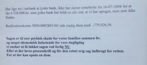 Side 1-2 Udsnit af brev 30-08-2018 familie ønsker jyske bank dømt for svindel 