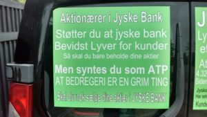 TØR DU STOLE PÅ JYSKE BANK - Din ATP pension er også sat i jyske bank 