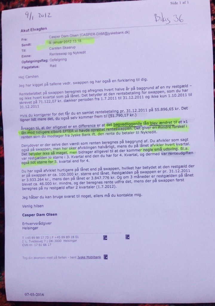 Koncernledelsen i jyske bank står med CEO #bandelederen Anders Christian Dam bag mange års groft bedrageri mod bankkunde i jyske bank Se mere på www.banknyt.dk eller på www.tyv.dk #SvenBuhrkall #KurtBligaardPedersen #RinaAsmussen #PhilipBaruch #JensABorup #KeldNorup #ChristinaLykkeMunk #HaggaiKunisch #MarianneLillevang #Koncerndirektionen #AndersDam #LeifFLarsen #NielsErikJakobsen #PerSkovhus #PeterSchleidt :-) Taler vi om nogle simpel forbrydere der driver en kriminel jysk bank. Det finder vi ud af i Viborg RET Viborg Domstol FØLG SAGEN BS 1-698/2015 Jyske bank har afsluttende svarfrist 19 februar 2019 på den forurettedes bemærkninger, i den for retten 28-12-2018 i sagen fremlagte vidneforklaring. Bilag 100 & 101. Fra 28 december 2018. Læs denne vidneforklaring, og lær den hæderlige og ærlige jyske bank at kende for bankens værdigrundlag. :-) #ATP #PFA #GF vores fælles #værdigrundlag og det gode sammen arbejde med JyskeBank. Husforsikring Bilforsikring Samarbejdspartnere Som finansiel virksomhed følger Jyske Bank en række retningslinjer for "god skik". Som jyske bank ikke behøver at overholde siger bestyrelses medlemmet Philip Baruch :-) Jyske Bank har samarbejdspartnere med det samme værdigrundlag som jyske bank. Danske Selvstændige Ejendomsmæglere #EDC #RealMæglerne #BoligOne #Nellemann Leasing #Pension & #Forsikring AXA Partners #CodanForsikring #GF Forsikring #Letpension #Nærpension #PFA Pension :-) #MortenUlrikGade #PhilipBaruch #LES #KristianAmbjørnBuus-Nielsen #LundElmerSandager #Nykredit #Loan #Fraud #CasperDamOlsen #NicolaiHansen #JeanettKofoed-Hansen #AnetteKirkeby #Bankdirektør #SørenWoergaaed #BirgitBushThuesen #jyskebank #Skatterådgivning #Hvidvask #Hvidvaskning med jysk bank. - Jyske banks fundament er #GRATIS men #LØGNAGTIG & #DÅRLIG #RÅDGIVNING Vi vil også opfordre jyske bank til at overholde bankens fundamentet og vedtægter som § 1. Styk 4. og Styk 5. Kopi herunder. ( altså her underliggende.) :-) Vedtægter § 1 Stk. 1: Bankens navn er Jyske Bank A/S. Stk. 4: Bankens formål er som bank og som moderselskab at drive bankvirksomhed efter lovgivningen Stk. 5: Banken drives i overensstemmelse med redelig forretningsskik, god bankpraksis og bankens værdier og holdninger En bank som da Brask Thomsen ejede Finansbanken før jyske bank overtog Fidusbanken :-)