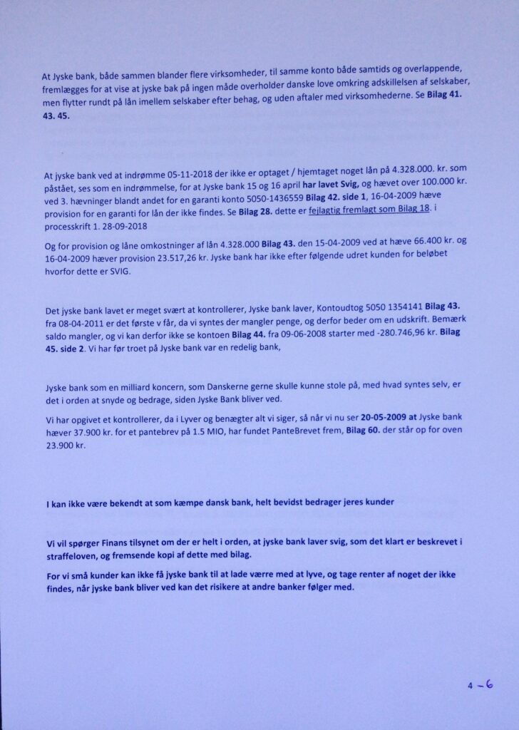NÅR KUNDE ANKLAGER JYSKE BANKs DIRIKTION FOR MEDVIRKENDE TIL FORTSAT BEDRAGERI. "SVIG" #SvenBuhrkall #KurtBligaardPedersen #RinaAsmussen #PhilipBaruch #JensABorup #KeldNorup #ChristinaLykkeMunk #HaggaiKunisch #MarianneLillevang #Koncerndirektionen #AndersDam #LeifFLarsen #NielsErikJakobsen #PerSkovhus #PeterSchleidt HVORFOR INDLEDER JYSKE BANK KONCERNEN SÅ IKKE EN DIALOG.