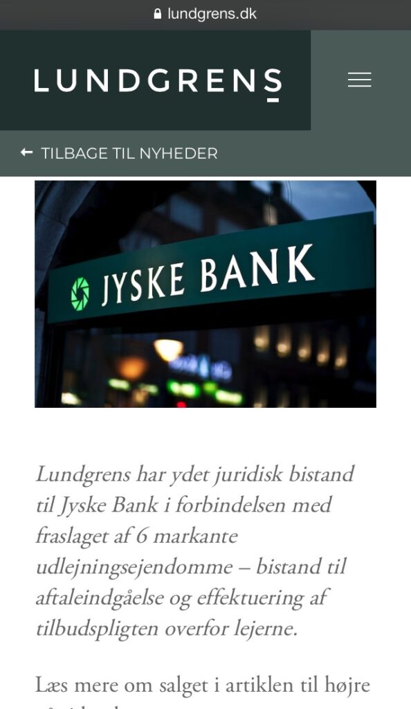 Alle i #jyskebank Koncernledelsen er tilbudt at underskrive dette, om ikke at ville fortsætte bedrageri mod kunde, desvære nægtede Sven Buhrækall Kurt Bligaard Pedersen Rina Asmussen Philip Baruch Jens Borup Keld Norup Christina Lykke Munk Johnny Christensen MarianneLillevang Anders Dam Niels Erik Jakobsen Per Skovhus Peter Schleidt nægter alle at underskrive, da de hellere vil bedrage kunde