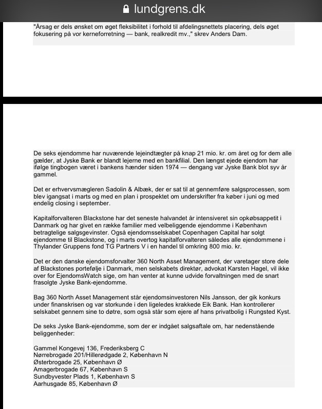 What does Lundgrens say to Great Danish Law Firm Lund Elmer Sandager at Partner Philip Baruch, helps the Danske Bank Jyske Bank and that Philip Baruch is lying in legal matters, and hides the truth to disappoint in legal matters. It should be mentioned that Philip Baruch holds several positions in Jyske Bank as an example is in the bank's board of directors, Lundgrens does not say anything but can be employed in Jyske Bank and does not present any of the plaintiffs' claims. A great and capable advocate and partner Dan Terkildsen is behind