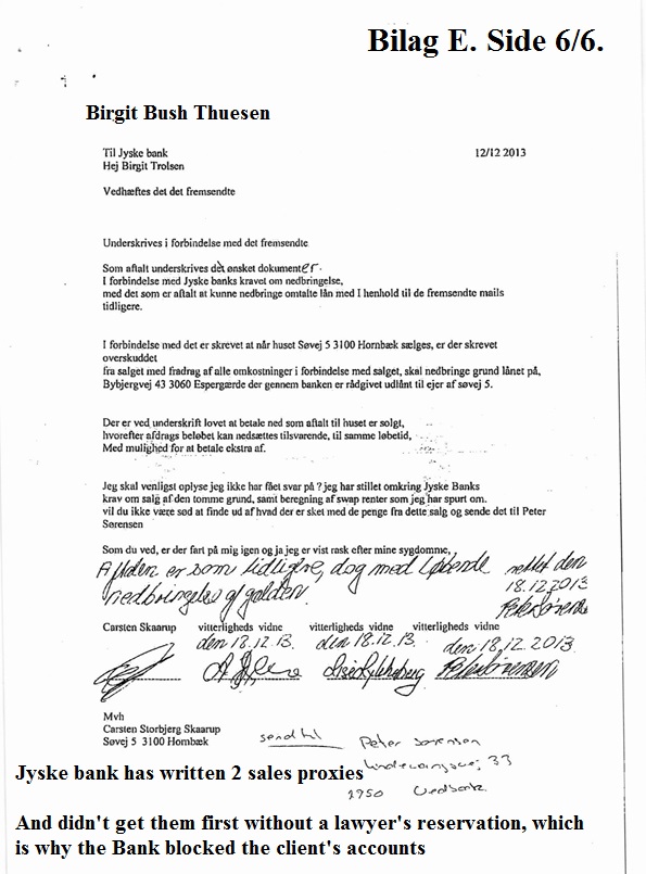 Main suspect in Danish bank fraud case Jyske BANK Anders Dam, Jyske Bank suspected of million scams and corruption. Philip Baruch Advokat og Partner I Lund Elmer Sandager Les.dk Thomas Schioldan Sørensen rodstenen.dk - Lundgrens advokater. Dan Terkildsen. Rødstenen advokater. bestyrelsen Jyske Bank Sven Buhrækall. Kurt Bligaard Pedersen. Rina Asmussen. Philip Baruch. Jens Borup. Keld Norup. Christina Lykke Munk. Johnny Christensen. Marianne Lillevang. Anders Christian Dam. Niels Erik Jakobsen. Per Skovhus. Peter Schleidt. #Bank #AnderChristianDam #Financial #News #Press #Share #Pol #Recommendation #Sale #Firesale #AndersDam #JyskeBank #ATP #PFA #MortenUlrikGade #GF Maresk #PhilipBaruch #LES #LundElmerSandager #Nykredit #MetteEgholmNielsen #Loan #Fraud #CasperDamOlsen #NicolaiHansen #JeanettKofoed-Hansen #AnetteKirkeby #SørenWoergaaed #BirgitBushThuesen #Gangcrimes #Crimes #Koncernledelse #jyskebank #Koncernbestyrelsen #SvenBuhrkall #KurtBligaardPedersen #RinaAsmussen #PhilipBaruch #JensABorup #KeldNorup #ChristinaLykkeMunk #HaggaiKunisch #MarianneLillevang Finansministeriet Statsministeriet Justitsministeriet Finanstilsynet Finans Bank Banking Aktier Loan Biler Hæderlige Banker #Koncerndirektionen #AndersDam #LeifFLarsen / Vedtægter § 1 Stk. 1: Bankens navn er Jyske Bank A/S. Stk. 4: Bankens formål er som bank og som moderselskab at drive bankvirksomhed efter lovgivningen Stk. 5: Banken drives i overensstemmelse med redelig forretningsskik, god bankpraksis og bankens værdier og holdninger :-) :-) Lidt søge ord. #Justitsministeriet #Finansministeriet #Statsministeriet JYSKE BANK BLEV OPDAGET / TAGET I AT LAVE #MANDATSVIG #BEDRAGERI #DOKUMENTFALSK #UDNYTTELSE #SVIG #FALSK / #Bank #AnderChristianDam #Financial #News #Press #Share #Pol #Recommendation #Sale #Firesale #AndersDam #JyskeBank #ATP #PFA #MortenUlrikGade #PhilipBaruch #LES #Boxen Jyske Bank Boxen #KristianAmbjørnBuus-Nielsen #LundElmerSandager #Nykredit #MetteEgholmNielsen #Loan #Fraud #CasperDamOlsen #NicolaiHansen #JeanettKofoed-Hansen #AnetteKirkeby #SørenWoergaaed #BirgitBushThuesen #Gangcrimes #Crimes #Koncernledelse #jyskebank #Koncernbestyrelsen #SvenBuhrkall #KurtBligaardPedersen #RinaAsmussen #PhilipBaruch #JensABorup #KeldNorup #ChristinaLykkeMunk #HaggaiKunisch #MarianneLillevang #Koncerndirektionen #AndersDam #LeifFLarsen #NielsErikJakobsen #PerSkovhus #PeterSchleidt