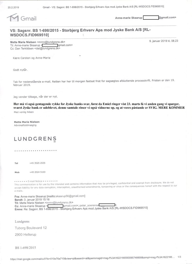 PERSONER SPECIALER KARRIERE OM OS KONTAKT ENGLISH Hvem søger du? SPECIALEOMRÅDE STILLING Skriv navn A ADAM FUSSING CLAUSEN ADVOKAT ALESSANDRO TRAINA ADVOKATDIRECTOR AMALIE BILTOFT LEGAL TRAINEE AMALIE CHRISTEL BJERG NIELSEN SAGSCONTROLLER AMANDA EMILIA KAMPH LEGAL TRAINEE AMANDA GULDAGER CLAUSEN ADVOKATFULDMÆGTIG ANDERS OREBY HANSEN ADVOKAT (L)PARTNER ANDREAS LYSKJÆR TOLMAN LEGAL TRAINEE ANN FRØLUND WINTHER ADVOKATDIRECTOR ANNA FJORDSIDE ADVOKAT BARSEL ANNE HANSEN-NORD ADVOKAT ANNE LYSEMOSE ADVOKAT BARSEL ANNE MARIE ABRAHAMSON ADVOKATPARTNER ANNE METTE SLOTH BERNER HEAD OF TRADEMARK PROSECUTIONEUROPEAN TRADEMARK & DESIGN ATTORNEY ANNE SOFIE JACOBS ADVOKAT ANNE VALLØ HANSEN TEAM ASSISTENT B BENEDICTE RØNBØG SECHER LEGAL TRAINEE BENJAMIN THIDEMANN ADVOKAT BETTINA HASSING HR CHEF BIRGITTE MILLER BRINCK EUROPEAN TRADEMARK & DESIGN ATTORNEY BUSAKORN SUKSAMRAN LINDE ØKONOMIMEDARBEJDER C CAMILLA BACH SCHOU STUB ADVOKATFULDMÆGTIG CAMILLA HEISEL TEAM ASSISTENT CARL JOHAN BJÆRGE ABRAHAMSON SUPPORTER CAROLINE BILLESØ PRIEMÉ SUPPORTER CECILIE GYRSTING ADVOKATFULDMÆGTIG CHARLOTTE KJELDSEN RECEPTIONIST CHARLOTTE LARSEN TEAM ASSISTENT PORTRÆT UNDERVEJS CHRISTIAN BREDTOFT GULDMANN ADVOKAT (L)PARTNER CHRISTIAN SCHERFIG ADVOKATPARTNER CHRISTINA BUHL NIELSEN ADVOKAT CHRISTOPHER HJULSAGER ADVOKATFULDMÆGTIG D DAN TERKILDSEN ADVOKATPARTNER DANIEL SCHIØTTE PETTERSSON LEGAL TRAINEE DITTE OPSTRUP ANDERSEN MARKETING MANAGER DORTE FRANDSEN TEAM ASSISTENT E ELISABETH EIBERG TEAM ASSISTENT ELISABETH THAL JANTZEN LEGAL TRAINEE EMIL HALD WINSTRØM ADVOKATFULDMÆGTIG EMILIE LERSTRØM ADVOKAT F FRANK TVEDE ØKONOMIMEDARBEJDER FREDERIK HASENBERG SUPPORTER FREDERIK HOLMSTED JENSEN LEGAL TRAINEE FREDERIKKE LINDBO HENNINGS ADVOKAT BARSEL H HANNAH DEHN-RASMUSSEN ADVOKATFULDMÆGTIG HANS HOLTEN INGERSLEV LEGAL TRAINEE PORTRÆT UNDERVEJS HEIDI THANNING RINGSTRØM SAGSCONTROLLER HELENA LYBÆK GUÐMUNDSDÓTTIR LEAD ADVISORPH.D. HELLE GROTHE NIELSEN BOBEHANDLERTEAM ASSISTENT I IDA JOHANNE DORÉ PAGH LEGAL TRAINEE IDA SIMONE SARBORG-PEDERSEN ADVOKATFULDMÆGTIG J JACOB HENRIKSEN IT STUDENT JACOB SKOVGAARD KRISTENSEN ADVOKATFULDMÆGTIG JAKOB SCHILDER-KNUDSEN ADVOKATPARTNER JAKOB SKOV BUNDGAARD ADVOKATFULDMÆGTIG JENS GRUNNET-NILSSON LEGAL TRAINEE JESPER CARØE PETERSEN SAGSCONTROLLER JESPER HJETTING ADVOKAT (H)DIRECTOR JESPER LUNDGREN ADVOKATOF COUNSEL JOAKIM WISCHMANN ADVOKAT JOHAN FREDERIK EHRENREICH ADVOKATFULDMÆGTIG JONAS ADSBØLL LEGAL TRAINEE PORTRÆT UNDERVEJS JONAS LYKKE HARTVIG NIELSEN ADVOKAT JULIE CATHRIN ROVSING ADVOKAT K KARIN KLINT HENRIKSEN ØKONOMICHEF KAROLINE STAMPE ERIKSEN SAGSCONTROLLER KIA ELISABETH GLAD ØKONOMIMEDARBEJDER KIRSTEN SEEBERG HR KONSULENT KLARA WINTHER KISELBERG LEGAL TRAINEE KRISTIAN GUSTAV ANDERSSON ADVOKATPARTNER KRISTIAN HØJBJERG JØRGENSEN SUPPORTER L LARS JAPP HASLUND DIRECTORHEAD OF DATA PROTECTION LARS KJÆR ADVOKATPARTNER LARS KROG ADVOKATDIRECTOR LARS PETERSEN ADVOKAT (H)OF COUNSEL LAURA HYANG KROER MADSEN ADVOKAT LENE WINTHER JENSEN RECEPTIONIST LINDA ZÜREK SAGSCONTROLLER LINE STOUGAARD ESKILDSEN ADVOKAT BARSEL LOUISE CECILIE MUNCK COMPLIANCE CONTROLLER M MADDALENA VOSS ADVOKATFULDMÆGTIG MAGNUS MØRCH TUXEN ADVOKATFULDMÆGTIG MAJA ILSØ LEGAL TRAINEE MAJSE JARLOV ADVOKAT MALENE OVERGAARD ADVOKATDIRECTOR MARCUS NIMMO ALLERUP BOGH LEGAL TRAINEE MARIA GISELA BRAMMER LEGAL TRAINEE MARIA WESSEL LINDBERG ADVOKATFULDMÆGTIG MARIE LOUISE AAGAARD ADVOKATDIRECTOR MARIE VON SICHLAU ADVOKATFULDMÆGTIG MARIO FERNANDEZ ADVOKATDIRECTORHEAD OF INDIRECT TAXES MARTIN AAGREN NIELSEN ADVOKAT (L) MARTIN BALSLEV ADVOKATFULDMÆGTIG MARTIN KIRKEGAARD DIREKTØR/CHIEF OPERATING OFFICER MATHIAS BELL WILLUMSEN ADVOKAT METTE MARIE NIELSEN ADVOKATFULDMÆGTIG METTE-MARIE VENDELBO HAMANN LEGAL TRAINEE MICHAEL ALSTRØM ADVOKAT (H)FORMAND FOR BESTYRELSENPARTNER MICHAEL AMSTRUP ADVOKAT (H)PARTNER MICHAEL GAARMANN ADVOKATPARTNER MICHALA RING GALE ADVOKAT MICKA SINETTE M. THORSEN TEAM ASSISTENT MORTEN ROSENMEJER ADVOKAT (L)PARTNER N NADIA AZAQUOUN ADVOKATFULDMÆGTIG NADIA BRANDT EXECUTIVE ASSISTANT NANNA MUNK WARMDAHL LEGAL TRAINEE NICOLAI B. SØRENSEN ADVOKAT (H)PARTNER NICOLAI THORNINGER ADVOKAT (L) NICOLE SOWE ADVOKATFULDMÆGTIG BARSEL NIELS GRAM-HANSSEN ADVOKATPARTNER NIELS WIVE KJÆRGAARD ADVOKAT (H)PARTNER NIKOLAJ BRANDT CLAUSEN IT CHEF NINA LUND-ANDERSEN ADVOKATFULDMÆGTIG NINA RINGEN ADVOKATPARTNER O OLIVIA SACEANU LEGAL TRAINEE P PEDRAM MOGHADDAM ADVOKATPARTNER PERNILLE HELLESØE TEAM ASSISTENT PETER ABILDGAARD ADVOKATFULDMÆGTIG PETER BRUUN NIKOLAJSEN ADVOKAT (L)PARTNER PETER CLEMMEN CHRISTENSEN ADVOKAT (H)PARTNER PETER MOLLERUP ADVOKAT (L)PARTNER PIA LYKKE MATHIASEN ADVOKATDIRECTOR R RASMUS REICHSTEIN ADVOKATFULDMÆGTIG RASMUS STUB ADVOKAT RASMUS VANG ADVOKAT (H)DIRECTOR REGITZE RUHOFF SUPPORTER RIKKE TOFT GRABSKI IT STUDENT S SARA KIRSTINE KLOUGART ADVOKAT SEBASTIAN DYHR RASMUSSEN LEGAL TRAINEE SEBASTIAN LYSHOLM NIELSEN ADVOKATDIRECTOR SIMONE EMILIE VIUF CHRISTIANSEN ADVOKATFULDMÆGTIG SISSEL BAY FRANDSEN TEAM ASSISTENT SOPHIA PATRICIA STRØMQVIST HR ASSISTENT STINE BERNT STRYHN ADVOKATDIRECTOR SØREN DANELUND REIPURTH ADVOKAT (L)DIRECTOR SØREN HILBERT ADVOKAT (L)PARTNER T THOMAS KRÆMER ADVOKATPARTNER THOMAS STAMPE ADVOKAT (H)PARTNER THOMAS SVENNINGSEN LEGAL TRAINEE THORSTEIN BOSERUP LEGAL TRAINEE TOBIAS VIETH ADVOKATPARTNER U URSULA IZZARD LEGAL TRAINEE V VIBE TOFTUM LEGAL TRAINEE Y YVONNE EJLERSEN TEAM ASSISTENT Samme rådgiver er altid med dig, når du arbejder med Lundgrens ADVOKATPARTNERSELSKAB TUBORG BOULEVARD 12 DK-2900 HELLERUP ÅBNINGSTIDER, ALLE HVERDAGE: 8.00-17.00 E-MAIL INFO@LUNDGRENS.DK LINKEDIN GÅ TIL LINKEDIN FACEBOOK GÅ TIL FACEBOOK TELEFON +45 3525 2535 CVR NR 36 44 20 42