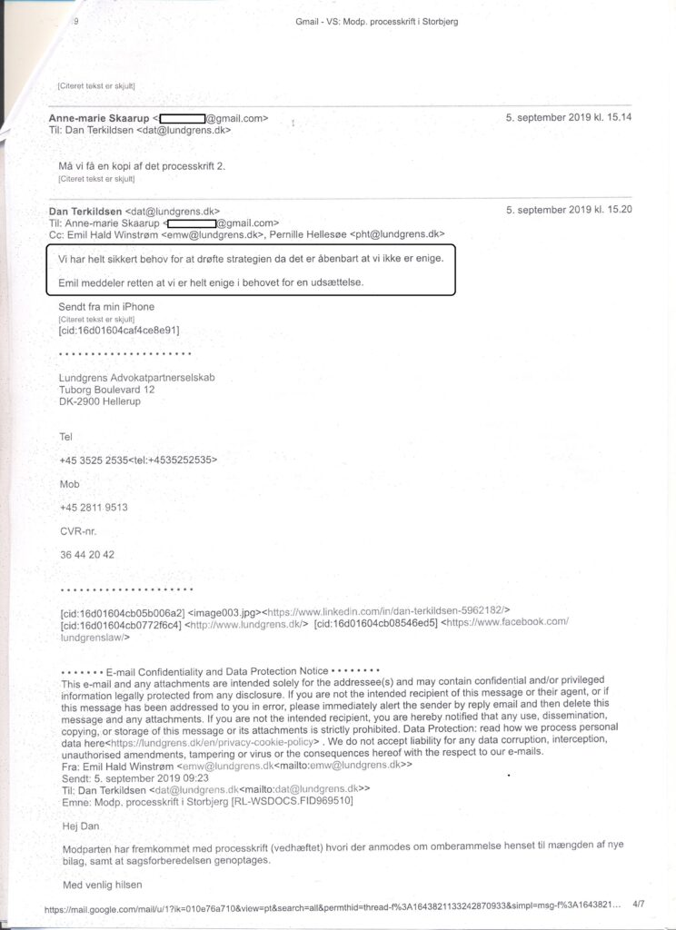 PERSONER SPECIALER KARRIERE OM OS KONTAKT ENGLISH Hvem søger du? SPECIALEOMRÅDE STILLING Skriv navn A ADAM FUSSING CLAUSEN ADVOKAT ALESSANDRO TRAINA ADVOKATDIRECTOR AMALIE BILTOFT LEGAL TRAINEE AMALIE CHRISTEL BJERG NIELSEN SAGSCONTROLLER AMANDA EMILIA KAMPH LEGAL TRAINEE AMANDA GULDAGER CLAUSEN ADVOKATFULDMÆGTIG ANDERS OREBY HANSEN ADVOKAT (L)PARTNER ANDREAS LYSKJÆR TOLMAN LEGAL TRAINEE ANN FRØLUND WINTHER ADVOKATDIRECTOR ANNA FJORDSIDE ADVOKAT BARSEL ANNE HANSEN-NORD ADVOKAT ANNE LYSEMOSE ADVOKAT BARSEL ANNE MARIE ABRAHAMSON ADVOKATPARTNER ANNE METTE SLOTH BERNER HEAD OF TRADEMARK PROSECUTIONEUROPEAN TRADEMARK & DESIGN ATTORNEY ANNE SOFIE JACOBS ADVOKAT ANNE VALLØ HANSEN TEAM ASSISTENT B BENEDICTE RØNBØG SECHER LEGAL TRAINEE BENJAMIN THIDEMANN ADVOKAT BETTINA HASSING HR CHEF BIRGITTE MILLER BRINCK EUROPEAN TRADEMARK & DESIGN ATTORNEY BUSAKORN SUKSAMRAN LINDE ØKONOMIMEDARBEJDER C CAMILLA BACH SCHOU STUB ADVOKATFULDMÆGTIG CAMILLA HEISEL TEAM ASSISTENT CARL JOHAN BJÆRGE ABRAHAMSON SUPPORTER CAROLINE BILLESØ PRIEMÉ SUPPORTER CECILIE GYRSTING ADVOKATFULDMÆGTIG CHARLOTTE KJELDSEN RECEPTIONIST CHARLOTTE LARSEN TEAM ASSISTENT PORTRÆT UNDERVEJS CHRISTIAN BREDTOFT GULDMANN ADVOKAT (L)PARTNER CHRISTIAN SCHERFIG ADVOKATPARTNER CHRISTINA BUHL NIELSEN ADVOKAT CHRISTOPHER HJULSAGER ADVOKATFULDMÆGTIG D DAN TERKILDSEN ADVOKATPARTNER DANIEL SCHIØTTE PETTERSSON LEGAL TRAINEE DITTE OPSTRUP ANDERSEN MARKETING MANAGER DORTE FRANDSEN TEAM ASSISTENT E ELISABETH EIBERG TEAM ASSISTENT ELISABETH THAL JANTZEN LEGAL TRAINEE EMIL HALD WINSTRØM ADVOKATFULDMÆGTIG EMILIE LERSTRØM ADVOKAT F FRANK TVEDE ØKONOMIMEDARBEJDER FREDERIK HASENBERG SUPPORTER FREDERIK HOLMSTED JENSEN LEGAL TRAINEE FREDERIKKE LINDBO HENNINGS ADVOKAT BARSEL H HANNAH DEHN-RASMUSSEN ADVOKATFULDMÆGTIG HANS HOLTEN INGERSLEV LEGAL TRAINEE PORTRÆT UNDERVEJS HEIDI THANNING RINGSTRØM SAGSCONTROLLER HELENA LYBÆK GUÐMUNDSDÓTTIR LEAD ADVISORPH.D. HELLE GROTHE NIELSEN BOBEHANDLERTEAM ASSISTENT I IDA JOHANNE DORÉ PAGH LEGAL TRAINEE IDA SIMONE SARBORG-PEDERSEN ADVOKATFULDMÆGTIG J JACOB HENRIKSEN IT STUDENT JACOB SKOVGAARD KRISTENSEN ADVOKATFULDMÆGTIG JAKOB SCHILDER-KNUDSEN ADVOKATPARTNER JAKOB SKOV BUNDGAARD ADVOKATFULDMÆGTIG JENS GRUNNET-NILSSON LEGAL TRAINEE JESPER CARØE PETERSEN SAGSCONTROLLER JESPER HJETTING ADVOKAT (H)DIRECTOR JESPER LUNDGREN ADVOKATOF COUNSEL JOAKIM WISCHMANN ADVOKAT JOHAN FREDERIK EHRENREICH ADVOKATFULDMÆGTIG JONAS ADSBØLL LEGAL TRAINEE PORTRÆT UNDERVEJS JONAS LYKKE HARTVIG NIELSEN ADVOKAT JULIE CATHRIN ROVSING ADVOKAT K KARIN KLINT HENRIKSEN ØKONOMICHEF KAROLINE STAMPE ERIKSEN SAGSCONTROLLER KIA ELISABETH GLAD ØKONOMIMEDARBEJDER KIRSTEN SEEBERG HR KONSULENT KLARA WINTHER KISELBERG LEGAL TRAINEE KRISTIAN GUSTAV ANDERSSON ADVOKATPARTNER KRISTIAN HØJBJERG JØRGENSEN SUPPORTER L LARS JAPP HASLUND DIRECTORHEAD OF DATA PROTECTION LARS KJÆR ADVOKATPARTNER LARS KROG ADVOKATDIRECTOR LARS PETERSEN ADVOKAT (H)OF COUNSEL LAURA HYANG KROER MADSEN ADVOKAT LENE WINTHER JENSEN RECEPTIONIST LINDA ZÜREK SAGSCONTROLLER LINE STOUGAARD ESKILDSEN ADVOKAT BARSEL LOUISE CECILIE MUNCK COMPLIANCE CONTROLLER M MADDALENA VOSS ADVOKATFULDMÆGTIG MAGNUS MØRCH TUXEN ADVOKATFULDMÆGTIG MAJA ILSØ LEGAL TRAINEE MAJSE JARLOV ADVOKAT MALENE OVERGAARD ADVOKATDIRECTOR MARCUS NIMMO ALLERUP BOGH LEGAL TRAINEE MARIA GISELA BRAMMER LEGAL TRAINEE MARIA WESSEL LINDBERG ADVOKATFULDMÆGTIG MARIE LOUISE AAGAARD ADVOKATDIRECTOR MARIE VON SICHLAU ADVOKATFULDMÆGTIG MARIO FERNANDEZ ADVOKATDIRECTORHEAD OF INDIRECT TAXES MARTIN AAGREN NIELSEN ADVOKAT (L) MARTIN BALSLEV ADVOKATFULDMÆGTIG MARTIN KIRKEGAARD DIREKTØR/CHIEF OPERATING OFFICER MATHIAS BELL WILLUMSEN ADVOKAT METTE MARIE NIELSEN ADVOKATFULDMÆGTIG METTE-MARIE VENDELBO HAMANN LEGAL TRAINEE MICHAEL ALSTRØM ADVOKAT (H)FORMAND FOR BESTYRELSENPARTNER MICHAEL AMSTRUP ADVOKAT (H)PARTNER MICHAEL GAARMANN ADVOKATPARTNER MICHALA RING GALE ADVOKAT MICKA SINETTE M. THORSEN TEAM ASSISTENT MORTEN ROSENMEJER ADVOKAT (L)PARTNER N NADIA AZAQUOUN ADVOKATFULDMÆGTIG NADIA BRANDT EXECUTIVE ASSISTANT NANNA MUNK WARMDAHL LEGAL TRAINEE NICOLAI B. SØRENSEN ADVOKAT (H)PARTNER NICOLAI THORNINGER ADVOKAT (L) NICOLE SOWE ADVOKATFULDMÆGTIG BARSEL NIELS GRAM-HANSSEN ADVOKATPARTNER NIELS WIVE KJÆRGAARD ADVOKAT (H)PARTNER NIKOLAJ BRANDT CLAUSEN IT CHEF NINA LUND-ANDERSEN ADVOKATFULDMÆGTIG NINA RINGEN ADVOKATPARTNER O OLIVIA SACEANU LEGAL TRAINEE P PEDRAM MOGHADDAM ADVOKATPARTNER PERNILLE HELLESØE TEAM ASSISTENT PETER ABILDGAARD ADVOKATFULDMÆGTIG PETER BRUUN NIKOLAJSEN ADVOKAT (L)PARTNER PETER CLEMMEN CHRISTENSEN ADVOKAT (H)PARTNER PETER MOLLERUP ADVOKAT (L)PARTNER PIA LYKKE MATHIASEN ADVOKATDIRECTOR R RASMUS REICHSTEIN ADVOKATFULDMÆGTIG RASMUS STUB ADVOKAT RASMUS VANG ADVOKAT (H)DIRECTOR REGITZE RUHOFF SUPPORTER RIKKE TOFT GRABSKI IT STUDENT S SARA KIRSTINE KLOUGART ADVOKAT SEBASTIAN DYHR RASMUSSEN LEGAL TRAINEE SEBASTIAN LYSHOLM NIELSEN ADVOKATDIRECTOR SIMONE EMILIE VIUF CHRISTIANSEN ADVOKATFULDMÆGTIG SISSEL BAY FRANDSEN TEAM ASSISTENT SOPHIA PATRICIA STRØMQVIST HR ASSISTENT STINE BERNT STRYHN ADVOKATDIRECTOR SØREN DANELUND REIPURTH ADVOKAT (L)DIRECTOR SØREN HILBERT ADVOKAT (L)PARTNER T THOMAS KRÆMER ADVOKATPARTNER THOMAS STAMPE ADVOKAT (H)PARTNER THOMAS SVENNINGSEN LEGAL TRAINEE THORSTEIN BOSERUP LEGAL TRAINEE TOBIAS VIETH ADVOKATPARTNER U URSULA IZZARD LEGAL TRAINEE V VIBE TOFTUM LEGAL TRAINEE Y YVONNE EJLERSEN TEAM ASSISTENT Samme rådgiver er altid med dig, når du arbejder med Lundgrens ADVOKATPARTNERSELSKAB TUBORG BOULEVARD 12 DK-2900 HELLERUP ÅBNINGSTIDER, ALLE HVERDAGE: 8.00-17.00 E-MAIL INFO@LUNDGRENS.DK LINKEDIN GÅ TIL LINKEDIN FACEBOOK GÅ TIL FACEBOOK TELEFON +45 3525 2535 CVR NR 36 44 20 42