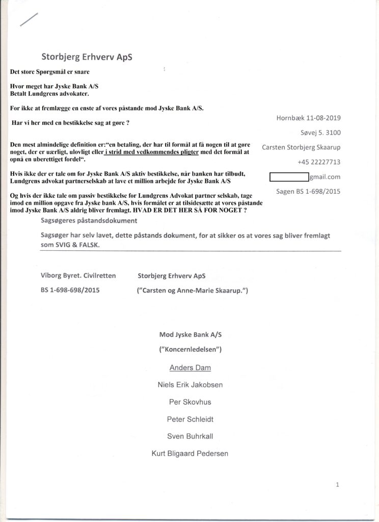 PERSONER SPECIALER KARRIERE OM OS KONTAKT ENGLISH Hvem søger du? SPECIALEOMRÅDE STILLING Skriv navn A ADAM FUSSING CLAUSEN ADVOKAT ALESSANDRO TRAINA ADVOKATDIRECTOR AMALIE BILTOFT LEGAL TRAINEE AMALIE CHRISTEL BJERG NIELSEN SAGSCONTROLLER AMANDA EMILIA KAMPH LEGAL TRAINEE AMANDA GULDAGER CLAUSEN ADVOKATFULDMÆGTIG ANDERS OREBY HANSEN ADVOKAT (L)PARTNER ANDREAS LYSKJÆR TOLMAN LEGAL TRAINEE ANN FRØLUND WINTHER ADVOKATDIRECTOR ANNA FJORDSIDE ADVOKAT BARSEL ANNE HANSEN-NORD ADVOKAT ANNE LYSEMOSE ADVOKAT BARSEL ANNE MARIE ABRAHAMSON ADVOKATPARTNER ANNE METTE SLOTH BERNER HEAD OF TRADEMARK PROSECUTIONEUROPEAN TRADEMARK & DESIGN ATTORNEY ANNE SOFIE JACOBS ADVOKAT ANNE VALLØ HANSEN TEAM ASSISTENT B BENEDICTE RØNBØG SECHER LEGAL TRAINEE BENJAMIN THIDEMANN ADVOKAT BETTINA HASSING HR CHEF BIRGITTE MILLER BRINCK EUROPEAN TRADEMARK & DESIGN ATTORNEY BUSAKORN SUKSAMRAN LINDE ØKONOMIMEDARBEJDER C CAMILLA BACH SCHOU STUB ADVOKATFULDMÆGTIG CAMILLA HEISEL TEAM ASSISTENT CARL JOHAN BJÆRGE ABRAHAMSON SUPPORTER CAROLINE BILLESØ PRIEMÉ SUPPORTER CECILIE GYRSTING ADVOKATFULDMÆGTIG CHARLOTTE KJELDSEN RECEPTIONIST CHARLOTTE LARSEN TEAM ASSISTENT PORTRÆT UNDERVEJS CHRISTIAN BREDTOFT GULDMANN ADVOKAT (L)PARTNER CHRISTIAN SCHERFIG ADVOKATPARTNER CHRISTINA BUHL NIELSEN ADVOKAT CHRISTOPHER HJULSAGER ADVOKATFULDMÆGTIG D DAN TERKILDSEN ADVOKATPARTNER DANIEL SCHIØTTE PETTERSSON LEGAL TRAINEE DITTE OPSTRUP ANDERSEN MARKETING MANAGER DORTE FRANDSEN TEAM ASSISTENT E ELISABETH EIBERG TEAM ASSISTENT ELISABETH THAL JANTZEN LEGAL TRAINEE EMIL HALD WINSTRØM ADVOKATFULDMÆGTIG EMILIE LERSTRØM ADVOKAT F FRANK TVEDE ØKONOMIMEDARBEJDER FREDERIK HASENBERG SUPPORTER FREDERIK HOLMSTED JENSEN LEGAL TRAINEE FREDERIKKE LINDBO HENNINGS ADVOKAT BARSEL H HANNAH DEHN-RASMUSSEN ADVOKATFULDMÆGTIG HANS HOLTEN INGERSLEV LEGAL TRAINEE PORTRÆT UNDERVEJS HEIDI THANNING RINGSTRØM SAGSCONTROLLER HELENA LYBÆK GUÐMUNDSDÓTTIR LEAD ADVISORPH.D. HELLE GROTHE NIELSEN BOBEHANDLERTEAM ASSISTENT I IDA JOHANNE DORÉ PAGH LEGAL TRAINEE IDA SIMONE SARBORG-PEDERSEN ADVOKATFULDMÆGTIG J JACOB HENRIKSEN IT STUDENT JACOB SKOVGAARD KRISTENSEN ADVOKATFULDMÆGTIG JAKOB SCHILDER-KNUDSEN ADVOKATPARTNER JAKOB SKOV BUNDGAARD ADVOKATFULDMÆGTIG JENS GRUNNET-NILSSON LEGAL TRAINEE JESPER CARØE PETERSEN SAGSCONTROLLER JESPER HJETTING ADVOKAT (H)DIRECTOR JESPER LUNDGREN ADVOKATOF COUNSEL JOAKIM WISCHMANN ADVOKAT JOHAN FREDERIK EHRENREICH ADVOKATFULDMÆGTIG JONAS ADSBØLL LEGAL TRAINEE PORTRÆT UNDERVEJS JONAS LYKKE HARTVIG NIELSEN ADVOKAT JULIE CATHRIN ROVSING ADVOKAT K KARIN KLINT HENRIKSEN ØKONOMICHEF KAROLINE STAMPE ERIKSEN SAGSCONTROLLER KIA ELISABETH GLAD ØKONOMIMEDARBEJDER KIRSTEN SEEBERG HR KONSULENT KLARA WINTHER KISELBERG LEGAL TRAINEE KRISTIAN GUSTAV ANDERSSON ADVOKATPARTNER KRISTIAN HØJBJERG JØRGENSEN SUPPORTER L LARS JAPP HASLUND DIRECTORHEAD OF DATA PROTECTION LARS KJÆR ADVOKATPARTNER LARS KROG ADVOKATDIRECTOR LARS PETERSEN ADVOKAT (H)OF COUNSEL LAURA HYANG KROER MADSEN ADVOKAT LENE WINTHER JENSEN RECEPTIONIST LINDA ZÜREK SAGSCONTROLLER LINE STOUGAARD ESKILDSEN ADVOKAT BARSEL LOUISE CECILIE MUNCK COMPLIANCE CONTROLLER M MADDALENA VOSS ADVOKATFULDMÆGTIG MAGNUS MØRCH TUXEN ADVOKATFULDMÆGTIG MAJA ILSØ LEGAL TRAINEE MAJSE JARLOV ADVOKAT MALENE OVERGAARD ADVOKATDIRECTOR MARCUS NIMMO ALLERUP BOGH LEGAL TRAINEE MARIA GISELA BRAMMER LEGAL TRAINEE MARIA WESSEL LINDBERG ADVOKATFULDMÆGTIG MARIE LOUISE AAGAARD ADVOKATDIRECTOR MARIE VON SICHLAU ADVOKATFULDMÆGTIG MARIO FERNANDEZ ADVOKATDIRECTORHEAD OF INDIRECT TAXES MARTIN AAGREN NIELSEN ADVOKAT (L) MARTIN BALSLEV ADVOKATFULDMÆGTIG MARTIN KIRKEGAARD DIREKTØR/CHIEF OPERATING OFFICER MATHIAS BELL WILLUMSEN ADVOKAT METTE MARIE NIELSEN ADVOKATFULDMÆGTIG METTE-MARIE VENDELBO HAMANN LEGAL TRAINEE MICHAEL ALSTRØM ADVOKAT (H)FORMAND FOR BESTYRELSENPARTNER MICHAEL AMSTRUP ADVOKAT (H)PARTNER MICHAEL GAARMANN ADVOKATPARTNER MICHALA RING GALE ADVOKAT MICKA SINETTE M. THORSEN TEAM ASSISTENT MORTEN ROSENMEJER ADVOKAT (L)PARTNER N NADIA AZAQUOUN ADVOKATFULDMÆGTIG NADIA BRANDT EXECUTIVE ASSISTANT NANNA MUNK WARMDAHL LEGAL TRAINEE NICOLAI B. SØRENSEN ADVOKAT (H)PARTNER NICOLAI THORNINGER ADVOKAT (L) NICOLE SOWE ADVOKATFULDMÆGTIG BARSEL NIELS GRAM-HANSSEN ADVOKATPARTNER NIELS WIVE KJÆRGAARD ADVOKAT (H)PARTNER NIKOLAJ BRANDT CLAUSEN IT CHEF NINA LUND-ANDERSEN ADVOKATFULDMÆGTIG NINA RINGEN ADVOKATPARTNER O OLIVIA SACEANU LEGAL TRAINEE P PEDRAM MOGHADDAM ADVOKATPARTNER PERNILLE HELLESØE TEAM ASSISTENT PETER ABILDGAARD ADVOKATFULDMÆGTIG PETER BRUUN NIKOLAJSEN ADVOKAT (L)PARTNER PETER CLEMMEN CHRISTENSEN ADVOKAT (H)PARTNER PETER MOLLERUP ADVOKAT (L)PARTNER PIA LYKKE MATHIASEN ADVOKATDIRECTOR R RASMUS REICHSTEIN ADVOKATFULDMÆGTIG RASMUS STUB ADVOKAT RASMUS VANG ADVOKAT (H)DIRECTOR REGITZE RUHOFF SUPPORTER RIKKE TOFT GRABSKI IT STUDENT S SARA KIRSTINE KLOUGART ADVOKAT SEBASTIAN DYHR RASMUSSEN LEGAL TRAINEE SEBASTIAN LYSHOLM NIELSEN ADVOKATDIRECTOR SIMONE EMILIE VIUF CHRISTIANSEN ADVOKATFULDMÆGTIG SISSEL BAY FRANDSEN TEAM ASSISTENT SOPHIA PATRICIA STRØMQVIST HR ASSISTENT STINE BERNT STRYHN ADVOKATDIRECTOR SØREN DANELUND REIPURTH ADVOKAT (L)DIRECTOR SØREN HILBERT ADVOKAT (L)PARTNER T THOMAS KRÆMER ADVOKATPARTNER THOMAS STAMPE ADVOKAT (H)PARTNER THOMAS SVENNINGSEN LEGAL TRAINEE THORSTEIN BOSERUP LEGAL TRAINEE TOBIAS VIETH ADVOKATPARTNER U URSULA IZZARD LEGAL TRAINEE V VIBE TOFTUM LEGAL TRAINEE Y YVONNE EJLERSEN TEAM ASSISTENT Samme rådgiver er altid med dig, når du arbejder med Lundgrens ADVOKATPARTNERSELSKAB TUBORG BOULEVARD 12 DK-2900 HELLERUP ÅBNINGSTIDER, ALLE HVERDAGE: 8.00-17.00 E-MAIL INFO@LUNDGRENS.DK LINKEDIN GÅ TIL LINKEDIN FACEBOOK GÅ TIL FACEBOOK TELEFON +45 3525 2535 CVR NR 36 44 20 42