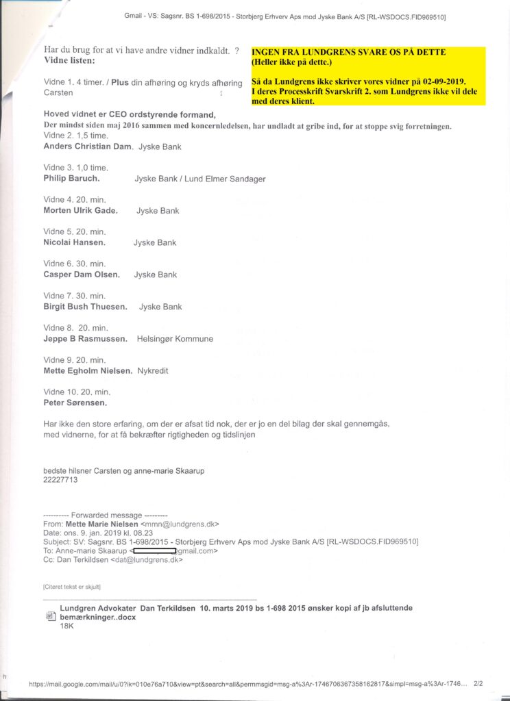 PERSONER SPECIALER KARRIERE OM OS KONTAKT ENGLISH Hvem søger du? SPECIALEOMRÅDE STILLING Skriv navn A ADAM FUSSING CLAUSEN ADVOKAT ALESSANDRO TRAINA ADVOKATDIRECTOR AMALIE BILTOFT LEGAL TRAINEE AMALIE CHRISTEL BJERG NIELSEN SAGSCONTROLLER AMANDA EMILIA KAMPH LEGAL TRAINEE AMANDA GULDAGER CLAUSEN ADVOKATFULDMÆGTIG ANDERS OREBY HANSEN ADVOKAT (L)PARTNER ANDREAS LYSKJÆR TOLMAN LEGAL TRAINEE ANN FRØLUND WINTHER ADVOKATDIRECTOR ANNA FJORDSIDE ADVOKAT BARSEL ANNE HANSEN-NORD ADVOKAT ANNE LYSEMOSE ADVOKAT BARSEL ANNE MARIE ABRAHAMSON ADVOKATPARTNER ANNE METTE SLOTH BERNER HEAD OF TRADEMARK PROSECUTIONEUROPEAN TRADEMARK & DESIGN ATTORNEY ANNE SOFIE JACOBS ADVOKAT ANNE VALLØ HANSEN TEAM ASSISTENT B BENEDICTE RØNBØG SECHER LEGAL TRAINEE BENJAMIN THIDEMANN ADVOKAT BETTINA HASSING HR CHEF BIRGITTE MILLER BRINCK EUROPEAN TRADEMARK & DESIGN ATTORNEY BUSAKORN SUKSAMRAN LINDE ØKONOMIMEDARBEJDER C CAMILLA BACH SCHOU STUB ADVOKATFULDMÆGTIG CAMILLA HEISEL TEAM ASSISTENT CARL JOHAN BJÆRGE ABRAHAMSON SUPPORTER CAROLINE BILLESØ PRIEMÉ SUPPORTER CECILIE GYRSTING ADVOKATFULDMÆGTIG CHARLOTTE KJELDSEN RECEPTIONIST CHARLOTTE LARSEN TEAM ASSISTENT PORTRÆT UNDERVEJS CHRISTIAN BREDTOFT GULDMANN ADVOKAT (L)PARTNER CHRISTIAN SCHERFIG ADVOKATPARTNER CHRISTINA BUHL NIELSEN ADVOKAT CHRISTOPHER HJULSAGER ADVOKATFULDMÆGTIG D DAN TERKILDSEN ADVOKATPARTNER DANIEL SCHIØTTE PETTERSSON LEGAL TRAINEE DITTE OPSTRUP ANDERSEN MARKETING MANAGER DORTE FRANDSEN TEAM ASSISTENT E ELISABETH EIBERG TEAM ASSISTENT ELISABETH THAL JANTZEN LEGAL TRAINEE EMIL HALD WINSTRØM ADVOKATFULDMÆGTIG EMILIE LERSTRØM ADVOKAT F FRANK TVEDE ØKONOMIMEDARBEJDER FREDERIK HASENBERG SUPPORTER FREDERIK HOLMSTED JENSEN LEGAL TRAINEE FREDERIKKE LINDBO HENNINGS ADVOKAT BARSEL H HANNAH DEHN-RASMUSSEN ADVOKATFULDMÆGTIG HANS HOLTEN INGERSLEV LEGAL TRAINEE PORTRÆT UNDERVEJS HEIDI THANNING RINGSTRØM SAGSCONTROLLER HELENA LYBÆK GUÐMUNDSDÓTTIR LEAD ADVISORPH.D. HELLE GROTHE NIELSEN BOBEHANDLERTEAM ASSISTENT I IDA JOHANNE DORÉ PAGH LEGAL TRAINEE IDA SIMONE SARBORG-PEDERSEN ADVOKATFULDMÆGTIG J JACOB HENRIKSEN IT STUDENT JACOB SKOVGAARD KRISTENSEN ADVOKATFULDMÆGTIG JAKOB SCHILDER-KNUDSEN ADVOKATPARTNER JAKOB SKOV BUNDGAARD ADVOKATFULDMÆGTIG JENS GRUNNET-NILSSON LEGAL TRAINEE JESPER CARØE PETERSEN SAGSCONTROLLER JESPER HJETTING ADVOKAT (H)DIRECTOR JESPER LUNDGREN ADVOKATOF COUNSEL JOAKIM WISCHMANN ADVOKAT JOHAN FREDERIK EHRENREICH ADVOKATFULDMÆGTIG JONAS ADSBØLL LEGAL TRAINEE PORTRÆT UNDERVEJS JONAS LYKKE HARTVIG NIELSEN ADVOKAT JULIE CATHRIN ROVSING ADVOKAT K KARIN KLINT HENRIKSEN ØKONOMICHEF KAROLINE STAMPE ERIKSEN SAGSCONTROLLER KIA ELISABETH GLAD ØKONOMIMEDARBEJDER KIRSTEN SEEBERG HR KONSULENT KLARA WINTHER KISELBERG LEGAL TRAINEE KRISTIAN GUSTAV ANDERSSON ADVOKATPARTNER KRISTIAN HØJBJERG JØRGENSEN SUPPORTER L LARS JAPP HASLUND DIRECTORHEAD OF DATA PROTECTION LARS KJÆR ADVOKATPARTNER LARS KROG ADVOKATDIRECTOR LARS PETERSEN ADVOKAT (H)OF COUNSEL LAURA HYANG KROER MADSEN ADVOKAT LENE WINTHER JENSEN RECEPTIONIST LINDA ZÜREK SAGSCONTROLLER LINE STOUGAARD ESKILDSEN ADVOKAT BARSEL LOUISE CECILIE MUNCK COMPLIANCE CONTROLLER M MADDALENA VOSS ADVOKATFULDMÆGTIG MAGNUS MØRCH TUXEN ADVOKATFULDMÆGTIG MAJA ILSØ LEGAL TRAINEE MAJSE JARLOV ADVOKAT MALENE OVERGAARD ADVOKATDIRECTOR MARCUS NIMMO ALLERUP BOGH LEGAL TRAINEE MARIA GISELA BRAMMER LEGAL TRAINEE MARIA WESSEL LINDBERG ADVOKATFULDMÆGTIG MARIE LOUISE AAGAARD ADVOKATDIRECTOR MARIE VON SICHLAU ADVOKATFULDMÆGTIG MARIO FERNANDEZ ADVOKATDIRECTORHEAD OF INDIRECT TAXES MARTIN AAGREN NIELSEN ADVOKAT (L) MARTIN BALSLEV ADVOKATFULDMÆGTIG MARTIN KIRKEGAARD DIREKTØR/CHIEF OPERATING OFFICER MATHIAS BELL WILLUMSEN ADVOKAT METTE MARIE NIELSEN ADVOKATFULDMÆGTIG METTE-MARIE VENDELBO HAMANN LEGAL TRAINEE MICHAEL ALSTRØM ADVOKAT (H)FORMAND FOR BESTYRELSENPARTNER MICHAEL AMSTRUP ADVOKAT (H)PARTNER MICHAEL GAARMANN ADVOKATPARTNER MICHALA RING GALE ADVOKAT MICKA SINETTE M. THORSEN TEAM ASSISTENT MORTEN ROSENMEJER ADVOKAT (L)PARTNER N NADIA AZAQUOUN ADVOKATFULDMÆGTIG NADIA BRANDT EXECUTIVE ASSISTANT NANNA MUNK WARMDAHL LEGAL TRAINEE NICOLAI B. SØRENSEN ADVOKAT (H)PARTNER NICOLAI THORNINGER ADVOKAT (L) NICOLE SOWE ADVOKATFULDMÆGTIG BARSEL NIELS GRAM-HANSSEN ADVOKATPARTNER NIELS WIVE KJÆRGAARD ADVOKAT (H)PARTNER NIKOLAJ BRANDT CLAUSEN IT CHEF NINA LUND-ANDERSEN ADVOKATFULDMÆGTIG NINA RINGEN ADVOKATPARTNER O OLIVIA SACEANU LEGAL TRAINEE P PEDRAM MOGHADDAM ADVOKATPARTNER PERNILLE HELLESØE TEAM ASSISTENT PETER ABILDGAARD ADVOKATFULDMÆGTIG PETER BRUUN NIKOLAJSEN ADVOKAT (L)PARTNER PETER CLEMMEN CHRISTENSEN ADVOKAT (H)PARTNER PETER MOLLERUP ADVOKAT (L)PARTNER PIA LYKKE MATHIASEN ADVOKATDIRECTOR R RASMUS REICHSTEIN ADVOKATFULDMÆGTIG RASMUS STUB ADVOKAT RASMUS VANG ADVOKAT (H)DIRECTOR REGITZE RUHOFF SUPPORTER RIKKE TOFT GRABSKI IT STUDENT S SARA KIRSTINE KLOUGART ADVOKAT SEBASTIAN DYHR RASMUSSEN LEGAL TRAINEE SEBASTIAN LYSHOLM NIELSEN ADVOKATDIRECTOR SIMONE EMILIE VIUF CHRISTIANSEN ADVOKATFULDMÆGTIG SISSEL BAY FRANDSEN TEAM ASSISTENT SOPHIA PATRICIA STRØMQVIST HR ASSISTENT STINE BERNT STRYHN ADVOKATDIRECTOR SØREN DANELUND REIPURTH ADVOKAT (L)DIRECTOR SØREN HILBERT ADVOKAT (L)PARTNER T THOMAS KRÆMER ADVOKATPARTNER THOMAS STAMPE ADVOKAT (H)PARTNER THOMAS SVENNINGSEN LEGAL TRAINEE THORSTEIN BOSERUP LEGAL TRAINEE TOBIAS VIETH ADVOKATPARTNER U URSULA IZZARD LEGAL TRAINEE V VIBE TOFTUM LEGAL TRAINEE Y YVONNE EJLERSEN TEAM ASSISTENT Samme rådgiver er altid med dig, når du arbejder med Lundgrens ADVOKATPARTNERSELSKAB TUBORG BOULEVARD 12 DK-2900 HELLERUP ÅBNINGSTIDER, ALLE HVERDAGE: 8.00-17.00 E-MAIL INFO@LUNDGRENS.DK LINKEDIN GÅ TIL LINKEDIN FACEBOOK GÅ TIL FACEBOOK TELEFON +45 3525 2535 CVR NR 36 44 20 42