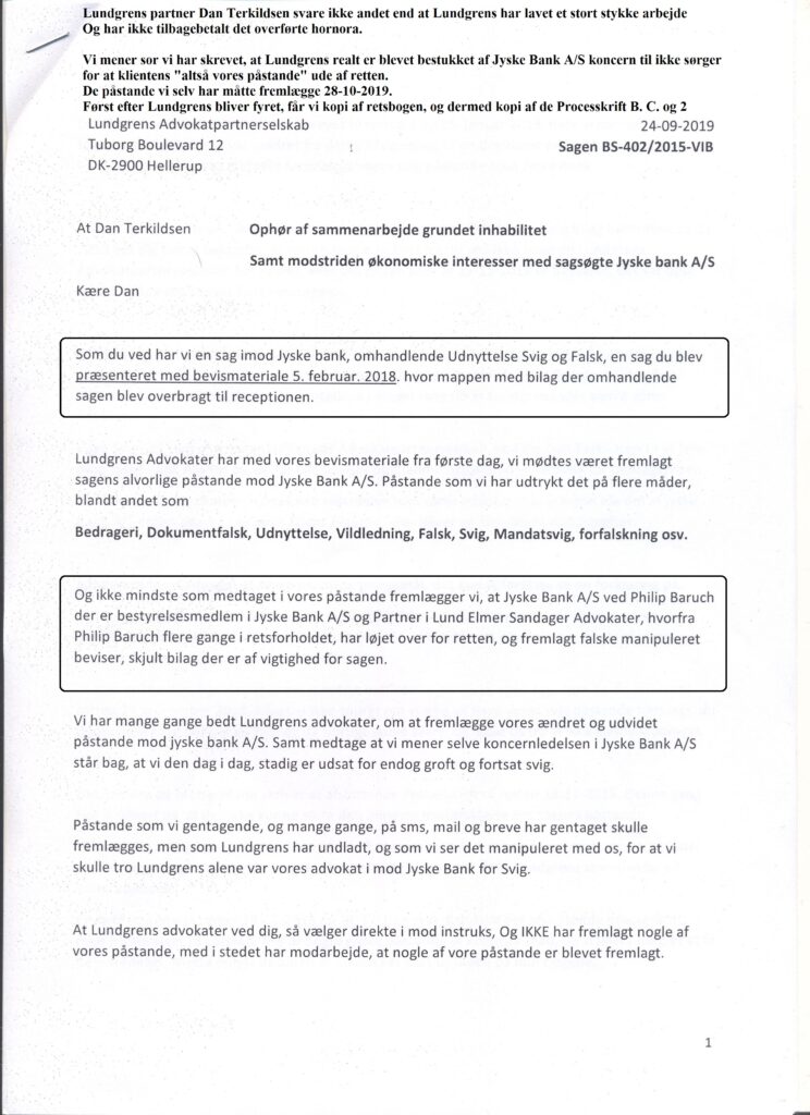 PERSONER SPECIALER KARRIERE OM OS KONTAKT ENGLISH Hvem søger du? SPECIALEOMRÅDE STILLING Skriv navn A ADAM FUSSING CLAUSEN ADVOKAT ALESSANDRO TRAINA ADVOKATDIRECTOR AMALIE BILTOFT LEGAL TRAINEE AMALIE CHRISTEL BJERG NIELSEN SAGSCONTROLLER AMANDA EMILIA KAMPH LEGAL TRAINEE AMANDA GULDAGER CLAUSEN ADVOKATFULDMÆGTIG ANDERS OREBY HANSEN ADVOKAT (L)PARTNER ANDREAS LYSKJÆR TOLMAN LEGAL TRAINEE ANN FRØLUND WINTHER ADVOKATDIRECTOR ANNA FJORDSIDE ADVOKAT BARSEL ANNE HANSEN-NORD ADVOKAT ANNE LYSEMOSE ADVOKAT BARSEL ANNE MARIE ABRAHAMSON ADVOKATPARTNER ANNE METTE SLOTH BERNER HEAD OF TRADEMARK PROSECUTIONEUROPEAN TRADEMARK & DESIGN ATTORNEY ANNE SOFIE JACOBS ADVOKAT ANNE VALLØ HANSEN TEAM ASSISTENT B BENEDICTE RØNBØG SECHER LEGAL TRAINEE BENJAMIN THIDEMANN ADVOKAT BETTINA HASSING HR CHEF BIRGITTE MILLER BRINCK EUROPEAN TRADEMARK & DESIGN ATTORNEY BUSAKORN SUKSAMRAN LINDE ØKONOMIMEDARBEJDER C CAMILLA BACH SCHOU STUB ADVOKATFULDMÆGTIG CAMILLA HEISEL TEAM ASSISTENT CARL JOHAN BJÆRGE ABRAHAMSON SUPPORTER CAROLINE BILLESØ PRIEMÉ SUPPORTER CECILIE GYRSTING ADVOKATFULDMÆGTIG CHARLOTTE KJELDSEN RECEPTIONIST CHARLOTTE LARSEN TEAM ASSISTENT PORTRÆT UNDERVEJS CHRISTIAN BREDTOFT GULDMANN ADVOKAT (L)PARTNER CHRISTIAN SCHERFIG ADVOKATPARTNER CHRISTINA BUHL NIELSEN ADVOKAT CHRISTOPHER HJULSAGER ADVOKATFULDMÆGTIG D DAN TERKILDSEN ADVOKATPARTNER DANIEL SCHIØTTE PETTERSSON LEGAL TRAINEE DITTE OPSTRUP ANDERSEN MARKETING MANAGER DORTE FRANDSEN TEAM ASSISTENT E ELISABETH EIBERG TEAM ASSISTENT ELISABETH THAL JANTZEN LEGAL TRAINEE EMIL HALD WINSTRØM ADVOKATFULDMÆGTIG EMILIE LERSTRØM ADVOKAT F FRANK TVEDE ØKONOMIMEDARBEJDER FREDERIK HASENBERG SUPPORTER FREDERIK HOLMSTED JENSEN LEGAL TRAINEE FREDERIKKE LINDBO HENNINGS ADVOKAT BARSEL H HANNAH DEHN-RASMUSSEN ADVOKATFULDMÆGTIG HANS HOLTEN INGERSLEV LEGAL TRAINEE PORTRÆT UNDERVEJS HEIDI THANNING RINGSTRØM SAGSCONTROLLER HELENA LYBÆK GUÐMUNDSDÓTTIR LEAD ADVISORPH.D. HELLE GROTHE NIELSEN BOBEHANDLERTEAM ASSISTENT I IDA JOHANNE DORÉ PAGH LEGAL TRAINEE IDA SIMONE SARBORG-PEDERSEN ADVOKATFULDMÆGTIG J JACOB HENRIKSEN IT STUDENT JACOB SKOVGAARD KRISTENSEN ADVOKATFULDMÆGTIG JAKOB SCHILDER-KNUDSEN ADVOKATPARTNER JAKOB SKOV BUNDGAARD ADVOKATFULDMÆGTIG JENS GRUNNET-NILSSON LEGAL TRAINEE JESPER CARØE PETERSEN SAGSCONTROLLER JESPER HJETTING ADVOKAT (H)DIRECTOR JESPER LUNDGREN ADVOKATOF COUNSEL JOAKIM WISCHMANN ADVOKAT JOHAN FREDERIK EHRENREICH ADVOKATFULDMÆGTIG JONAS ADSBØLL LEGAL TRAINEE PORTRÆT UNDERVEJS JONAS LYKKE HARTVIG NIELSEN ADVOKAT JULIE CATHRIN ROVSING ADVOKAT K KARIN KLINT HENRIKSEN ØKONOMICHEF KAROLINE STAMPE ERIKSEN SAGSCONTROLLER KIA ELISABETH GLAD ØKONOMIMEDARBEJDER KIRSTEN SEEBERG HR KONSULENT KLARA WINTHER KISELBERG LEGAL TRAINEE KRISTIAN GUSTAV ANDERSSON ADVOKATPARTNER KRISTIAN HØJBJERG JØRGENSEN SUPPORTER L LARS JAPP HASLUND DIRECTORHEAD OF DATA PROTECTION LARS KJÆR ADVOKATPARTNER LARS KROG ADVOKATDIRECTOR LARS PETERSEN ADVOKAT (H)OF COUNSEL LAURA HYANG KROER MADSEN ADVOKAT LENE WINTHER JENSEN RECEPTIONIST LINDA ZÜREK SAGSCONTROLLER LINE STOUGAARD ESKILDSEN ADVOKAT BARSEL LOUISE CECILIE MUNCK COMPLIANCE CONTROLLER M MADDALENA VOSS ADVOKATFULDMÆGTIG MAGNUS MØRCH TUXEN ADVOKATFULDMÆGTIG MAJA ILSØ LEGAL TRAINEE MAJSE JARLOV ADVOKAT MALENE OVERGAARD ADVOKATDIRECTOR MARCUS NIMMO ALLERUP BOGH LEGAL TRAINEE MARIA GISELA BRAMMER LEGAL TRAINEE MARIA WESSEL LINDBERG ADVOKATFULDMÆGTIG MARIE LOUISE AAGAARD ADVOKATDIRECTOR MARIE VON SICHLAU ADVOKATFULDMÆGTIG MARIO FERNANDEZ ADVOKATDIRECTORHEAD OF INDIRECT TAXES MARTIN AAGREN NIELSEN ADVOKAT (L) MARTIN BALSLEV ADVOKATFULDMÆGTIG MARTIN KIRKEGAARD DIREKTØR/CHIEF OPERATING OFFICER MATHIAS BELL WILLUMSEN ADVOKAT METTE MARIE NIELSEN ADVOKATFULDMÆGTIG METTE-MARIE VENDELBO HAMANN LEGAL TRAINEE MICHAEL ALSTRØM ADVOKAT (H)FORMAND FOR BESTYRELSENPARTNER MICHAEL AMSTRUP ADVOKAT (H)PARTNER MICHAEL GAARMANN ADVOKATPARTNER MICHALA RING GALE ADVOKAT MICKA SINETTE M. THORSEN TEAM ASSISTENT MORTEN ROSENMEJER ADVOKAT (L)PARTNER N NADIA AZAQUOUN ADVOKATFULDMÆGTIG NADIA BRANDT EXECUTIVE ASSISTANT NANNA MUNK WARMDAHL LEGAL TRAINEE NICOLAI B. SØRENSEN ADVOKAT (H)PARTNER NICOLAI THORNINGER ADVOKAT (L) NICOLE SOWE ADVOKATFULDMÆGTIG BARSEL NIELS GRAM-HANSSEN ADVOKATPARTNER NIELS WIVE KJÆRGAARD ADVOKAT (H)PARTNER NIKOLAJ BRANDT CLAUSEN IT CHEF NINA LUND-ANDERSEN ADVOKATFULDMÆGTIG NINA RINGEN ADVOKATPARTNER O OLIVIA SACEANU LEGAL TRAINEE P PEDRAM MOGHADDAM ADVOKATPARTNER PERNILLE HELLESØE TEAM ASSISTENT PETER ABILDGAARD ADVOKATFULDMÆGTIG PETER BRUUN NIKOLAJSEN ADVOKAT (L)PARTNER PETER CLEMMEN CHRISTENSEN ADVOKAT (H)PARTNER PETER MOLLERUP ADVOKAT (L)PARTNER PIA LYKKE MATHIASEN ADVOKATDIRECTOR R RASMUS REICHSTEIN ADVOKATFULDMÆGTIG RASMUS STUB ADVOKAT RASMUS VANG ADVOKAT (H)DIRECTOR REGITZE RUHOFF SUPPORTER RIKKE TOFT GRABSKI IT STUDENT S SARA KIRSTINE KLOUGART ADVOKAT SEBASTIAN DYHR RASMUSSEN LEGAL TRAINEE SEBASTIAN LYSHOLM NIELSEN ADVOKATDIRECTOR SIMONE EMILIE VIUF CHRISTIANSEN ADVOKATFULDMÆGTIG SISSEL BAY FRANDSEN TEAM ASSISTENT SOPHIA PATRICIA STRØMQVIST HR ASSISTENT STINE BERNT STRYHN ADVOKATDIRECTOR SØREN DANELUND REIPURTH ADVOKAT (L)DIRECTOR SØREN HILBERT ADVOKAT (L)PARTNER T THOMAS KRÆMER ADVOKATPARTNER THOMAS STAMPE ADVOKAT (H)PARTNER THOMAS SVENNINGSEN LEGAL TRAINEE THORSTEIN BOSERUP LEGAL TRAINEE TOBIAS VIETH ADVOKATPARTNER U URSULA IZZARD LEGAL TRAINEE V VIBE TOFTUM LEGAL TRAINEE Y YVONNE EJLERSEN TEAM ASSISTENT Samme rådgiver er altid med dig, når du arbejder med Lundgrens ADVOKATPARTNERSELSKAB TUBORG BOULEVARD 12 DK-2900 HELLERUP ÅBNINGSTIDER, ALLE HVERDAGE: 8.00-17.00 E-MAIL INFO@LUNDGRENS.DK LINKEDIN GÅ TIL LINKEDIN FACEBOOK GÅ TIL FACEBOOK TELEFON +45 3525 2535 CVR NR 36 44 20 42