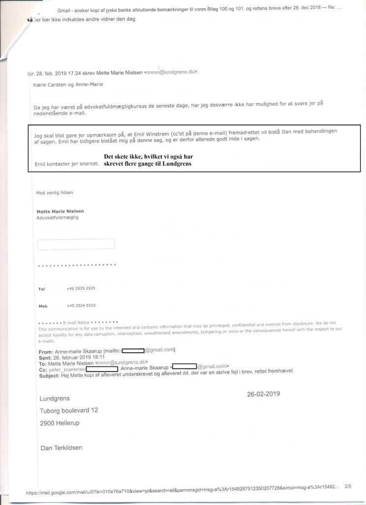 PERSONER SPECIALER KARRIERE OM OS KONTAKT ENGLISH Hvem søger du? SPECIALEOMRÅDE STILLING Skriv navn A ADAM FUSSING CLAUSEN ADVOKAT ALESSANDRO TRAINA ADVOKATDIRECTOR AMALIE BILTOFT LEGAL TRAINEE AMALIE CHRISTEL BJERG NIELSEN SAGSCONTROLLER AMANDA EMILIA KAMPH LEGAL TRAINEE AMANDA GULDAGER CLAUSEN ADVOKATFULDMÆGTIG ANDERS OREBY HANSEN ADVOKAT (L)PARTNER ANDREAS LYSKJÆR TOLMAN LEGAL TRAINEE ANN FRØLUND WINTHER ADVOKATDIRECTOR ANNA FJORDSIDE ADVOKAT BARSEL ANNE HANSEN-NORD ADVOKAT ANNE LYSEMOSE ADVOKAT BARSEL ANNE MARIE ABRAHAMSON ADVOKATPARTNER ANNE METTE SLOTH BERNER HEAD OF TRADEMARK PROSECUTIONEUROPEAN TRADEMARK & DESIGN ATTORNEY ANNE SOFIE JACOBS ADVOKAT ANNE VALLØ HANSEN TEAM ASSISTENT B BENEDICTE RØNBØG SECHER LEGAL TRAINEE BENJAMIN THIDEMANN ADVOKAT BETTINA HASSING HR CHEF BIRGITTE MILLER BRINCK EUROPEAN TRADEMARK & DESIGN ATTORNEY BUSAKORN SUKSAMRAN LINDE ØKONOMIMEDARBEJDER C CAMILLA BACH SCHOU STUB ADVOKATFULDMÆGTIG CAMILLA HEISEL TEAM ASSISTENT CARL JOHAN BJÆRGE ABRAHAMSON SUPPORTER CAROLINE BILLESØ PRIEMÉ SUPPORTER CECILIE GYRSTING ADVOKATFULDMÆGTIG CHARLOTTE KJELDSEN RECEPTIONIST CHARLOTTE LARSEN TEAM ASSISTENT PORTRÆT UNDERVEJS CHRISTIAN BREDTOFT GULDMANN ADVOKAT (L)PARTNER CHRISTIAN SCHERFIG ADVOKATPARTNER CHRISTINA BUHL NIELSEN ADVOKAT CHRISTOPHER HJULSAGER ADVOKATFULDMÆGTIG D DAN TERKILDSEN ADVOKATPARTNER DANIEL SCHIØTTE PETTERSSON LEGAL TRAINEE DITTE OPSTRUP ANDERSEN MARKETING MANAGER DORTE FRANDSEN TEAM ASSISTENT E ELISABETH EIBERG TEAM ASSISTENT ELISABETH THAL JANTZEN LEGAL TRAINEE EMIL HALD WINSTRØM ADVOKATFULDMÆGTIG EMILIE LERSTRØM ADVOKAT F FRANK TVEDE ØKONOMIMEDARBEJDER FREDERIK HASENBERG SUPPORTER FREDERIK HOLMSTED JENSEN LEGAL TRAINEE FREDERIKKE LINDBO HENNINGS ADVOKAT BARSEL H HANNAH DEHN-RASMUSSEN ADVOKATFULDMÆGTIG HANS HOLTEN INGERSLEV LEGAL TRAINEE PORTRÆT UNDERVEJS HEIDI THANNING RINGSTRØM SAGSCONTROLLER HELENA LYBÆK GUÐMUNDSDÓTTIR LEAD ADVISORPH.D. HELLE GROTHE NIELSEN BOBEHANDLERTEAM ASSISTENT I IDA JOHANNE DORÉ PAGH LEGAL TRAINEE IDA SIMONE SARBORG-PEDERSEN ADVOKATFULDMÆGTIG J JACOB HENRIKSEN IT STUDENT JACOB SKOVGAARD KRISTENSEN ADVOKATFULDMÆGTIG JAKOB SCHILDER-KNUDSEN ADVOKATPARTNER JAKOB SKOV BUNDGAARD ADVOKATFULDMÆGTIG JENS GRUNNET-NILSSON LEGAL TRAINEE JESPER CARØE PETERSEN SAGSCONTROLLER JESPER HJETTING ADVOKAT (H)DIRECTOR JESPER LUNDGREN ADVOKATOF COUNSEL JOAKIM WISCHMANN ADVOKAT JOHAN FREDERIK EHRENREICH ADVOKATFULDMÆGTIG JONAS ADSBØLL LEGAL TRAINEE PORTRÆT UNDERVEJS JONAS LYKKE HARTVIG NIELSEN ADVOKAT JULIE CATHRIN ROVSING ADVOKAT K KARIN KLINT HENRIKSEN ØKONOMICHEF KAROLINE STAMPE ERIKSEN SAGSCONTROLLER KIA ELISABETH GLAD ØKONOMIMEDARBEJDER KIRSTEN SEEBERG HR KONSULENT KLARA WINTHER KISELBERG LEGAL TRAINEE KRISTIAN GUSTAV ANDERSSON ADVOKATPARTNER KRISTIAN HØJBJERG JØRGENSEN SUPPORTER L LARS JAPP HASLUND DIRECTORHEAD OF DATA PROTECTION LARS KJÆR ADVOKATPARTNER LARS KROG ADVOKATDIRECTOR LARS PETERSEN ADVOKAT (H)OF COUNSEL LAURA HYANG KROER MADSEN ADVOKAT LENE WINTHER JENSEN RECEPTIONIST LINDA ZÜREK SAGSCONTROLLER LINE STOUGAARD ESKILDSEN ADVOKAT BARSEL LOUISE CECILIE MUNCK COMPLIANCE CONTROLLER M MADDALENA VOSS ADVOKATFULDMÆGTIG MAGNUS MØRCH TUXEN ADVOKATFULDMÆGTIG MAJA ILSØ LEGAL TRAINEE MAJSE JARLOV ADVOKAT MALENE OVERGAARD ADVOKATDIRECTOR MARCUS NIMMO ALLERUP BOGH LEGAL TRAINEE MARIA GISELA BRAMMER LEGAL TRAINEE MARIA WESSEL LINDBERG ADVOKATFULDMÆGTIG MARIE LOUISE AAGAARD ADVOKATDIRECTOR MARIE VON SICHLAU ADVOKATFULDMÆGTIG MARIO FERNANDEZ ADVOKATDIRECTORHEAD OF INDIRECT TAXES MARTIN AAGREN NIELSEN ADVOKAT (L) MARTIN BALSLEV ADVOKATFULDMÆGTIG MARTIN KIRKEGAARD DIREKTØR/CHIEF OPERATING OFFICER MATHIAS BELL WILLUMSEN ADVOKAT METTE MARIE NIELSEN ADVOKATFULDMÆGTIG METTE-MARIE VENDELBO HAMANN LEGAL TRAINEE MICHAEL ALSTRØM ADVOKAT (H)FORMAND FOR BESTYRELSENPARTNER MICHAEL AMSTRUP ADVOKAT (H)PARTNER MICHAEL GAARMANN ADVOKATPARTNER MICHALA RING GALE ADVOKAT MICKA SINETTE M. THORSEN TEAM ASSISTENT MORTEN ROSENMEJER ADVOKAT (L)PARTNER N NADIA AZAQUOUN ADVOKATFULDMÆGTIG NADIA BRANDT EXECUTIVE ASSISTANT NANNA MUNK WARMDAHL LEGAL TRAINEE NICOLAI B. SØRENSEN ADVOKAT (H)PARTNER NICOLAI THORNINGER ADVOKAT (L) NICOLE SOWE ADVOKATFULDMÆGTIG BARSEL NIELS GRAM-HANSSEN ADVOKATPARTNER NIELS WIVE KJÆRGAARD ADVOKAT (H)PARTNER NIKOLAJ BRANDT CLAUSEN IT CHEF NINA LUND-ANDERSEN ADVOKATFULDMÆGTIG NINA RINGEN ADVOKATPARTNER O OLIVIA SACEANU LEGAL TRAINEE P PEDRAM MOGHADDAM ADVOKATPARTNER PERNILLE HELLESØE TEAM ASSISTENT PETER ABILDGAARD ADVOKATFULDMÆGTIG PETER BRUUN NIKOLAJSEN ADVOKAT (L)PARTNER PETER CLEMMEN CHRISTENSEN ADVOKAT (H)PARTNER PETER MOLLERUP ADVOKAT (L)PARTNER PIA LYKKE MATHIASEN ADVOKATDIRECTOR R RASMUS REICHSTEIN ADVOKATFULDMÆGTIG RASMUS STUB ADVOKAT RASMUS VANG ADVOKAT (H)DIRECTOR REGITZE RUHOFF SUPPORTER RIKKE TOFT GRABSKI IT STUDENT S SARA KIRSTINE KLOUGART ADVOKAT SEBASTIAN DYHR RASMUSSEN LEGAL TRAINEE SEBASTIAN LYSHOLM NIELSEN ADVOKATDIRECTOR SIMONE EMILIE VIUF CHRISTIANSEN ADVOKATFULDMÆGTIG SISSEL BAY FRANDSEN TEAM ASSISTENT SOPHIA PATRICIA STRØMQVIST HR ASSISTENT STINE BERNT STRYHN ADVOKATDIRECTOR SØREN DANELUND REIPURTH ADVOKAT (L)DIRECTOR SØREN HILBERT ADVOKAT (L)PARTNER T THOMAS KRÆMER ADVOKATPARTNER THOMAS STAMPE ADVOKAT (H)PARTNER THOMAS SVENNINGSEN LEGAL TRAINEE THORSTEIN BOSERUP LEGAL TRAINEE TOBIAS VIETH ADVOKATPARTNER U URSULA IZZARD LEGAL TRAINEE V VIBE TOFTUM LEGAL TRAINEE Y YVONNE EJLERSEN TEAM ASSISTENT Samme rådgiver er altid med dig, når du arbejder med Lundgrens ADVOKATPARTNERSELSKAB TUBORG BOULEVARD 12 DK-2900 HELLERUP ÅBNINGSTIDER, ALLE HVERDAGE: 8.00-17.00 E-MAIL INFO@LUNDGRENS.DK LINKEDIN GÅ TIL LINKEDIN FACEBOOK GÅ TIL FACEBOOK TELEFON +45 3525 2535 CVR NR 36 44 20 42