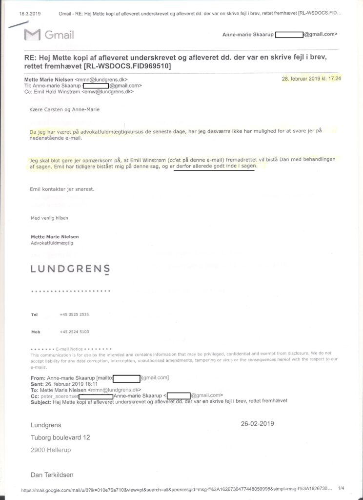 PERSONER SPECIALER KARRIERE OM OS KONTAKT ENGLISH Hvem søger du? SPECIALEOMRÅDE STILLING Skriv navn A ADAM FUSSING CLAUSEN ADVOKAT ALESSANDRO TRAINA ADVOKATDIRECTOR AMALIE BILTOFT LEGAL TRAINEE AMALIE CHRISTEL BJERG NIELSEN SAGSCONTROLLER AMANDA EMILIA KAMPH LEGAL TRAINEE AMANDA GULDAGER CLAUSEN ADVOKATFULDMÆGTIG ANDERS OREBY HANSEN ADVOKAT (L)PARTNER ANDREAS LYSKJÆR TOLMAN LEGAL TRAINEE ANN FRØLUND WINTHER ADVOKATDIRECTOR ANNA FJORDSIDE ADVOKAT BARSEL ANNE HANSEN-NORD ADVOKAT ANNE LYSEMOSE ADVOKAT BARSEL ANNE MARIE ABRAHAMSON ADVOKATPARTNER ANNE METTE SLOTH BERNER HEAD OF TRADEMARK PROSECUTIONEUROPEAN TRADEMARK & DESIGN ATTORNEY ANNE SOFIE JACOBS ADVOKAT ANNE VALLØ HANSEN TEAM ASSISTENT B BENEDICTE RØNBØG SECHER LEGAL TRAINEE BENJAMIN THIDEMANN ADVOKAT BETTINA HASSING HR CHEF BIRGITTE MILLER BRINCK EUROPEAN TRADEMARK & DESIGN ATTORNEY BUSAKORN SUKSAMRAN LINDE ØKONOMIMEDARBEJDER C CAMILLA BACH SCHOU STUB ADVOKATFULDMÆGTIG CAMILLA HEISEL TEAM ASSISTENT CARL JOHAN BJÆRGE ABRAHAMSON SUPPORTER CAROLINE BILLESØ PRIEMÉ SUPPORTER CECILIE GYRSTING ADVOKATFULDMÆGTIG CHARLOTTE KJELDSEN RECEPTIONIST CHARLOTTE LARSEN TEAM ASSISTENT PORTRÆT UNDERVEJS CHRISTIAN BREDTOFT GULDMANN ADVOKAT (L)PARTNER CHRISTIAN SCHERFIG ADVOKATPARTNER CHRISTINA BUHL NIELSEN ADVOKAT CHRISTOPHER HJULSAGER ADVOKATFULDMÆGTIG D DAN TERKILDSEN ADVOKATPARTNER DANIEL SCHIØTTE PETTERSSON LEGAL TRAINEE DITTE OPSTRUP ANDERSEN MARKETING MANAGER DORTE FRANDSEN TEAM ASSISTENT E ELISABETH EIBERG TEAM ASSISTENT ELISABETH THAL JANTZEN LEGAL TRAINEE EMIL HALD WINSTRØM ADVOKATFULDMÆGTIG EMILIE LERSTRØM ADVOKAT F FRANK TVEDE ØKONOMIMEDARBEJDER FREDERIK HASENBERG SUPPORTER FREDERIK HOLMSTED JENSEN LEGAL TRAINEE FREDERIKKE LINDBO HENNINGS ADVOKAT BARSEL H HANNAH DEHN-RASMUSSEN ADVOKATFULDMÆGTIG HANS HOLTEN INGERSLEV LEGAL TRAINEE PORTRÆT UNDERVEJS HEIDI THANNING RINGSTRØM SAGSCONTROLLER HELENA LYBÆK GUÐMUNDSDÓTTIR LEAD ADVISORPH.D. HELLE GROTHE NIELSEN BOBEHANDLERTEAM ASSISTENT I IDA JOHANNE DORÉ PAGH LEGAL TRAINEE IDA SIMONE SARBORG-PEDERSEN ADVOKATFULDMÆGTIG J JACOB HENRIKSEN IT STUDENT JACOB SKOVGAARD KRISTENSEN ADVOKATFULDMÆGTIG JAKOB SCHILDER-KNUDSEN ADVOKATPARTNER JAKOB SKOV BUNDGAARD ADVOKATFULDMÆGTIG JENS GRUNNET-NILSSON LEGAL TRAINEE JESPER CARØE PETERSEN SAGSCONTROLLER JESPER HJETTING ADVOKAT (H)DIRECTOR JESPER LUNDGREN ADVOKATOF COUNSEL JOAKIM WISCHMANN ADVOKAT JOHAN FREDERIK EHRENREICH ADVOKATFULDMÆGTIG JONAS ADSBØLL LEGAL TRAINEE PORTRÆT UNDERVEJS JONAS LYKKE HARTVIG NIELSEN ADVOKAT JULIE CATHRIN ROVSING ADVOKAT K KARIN KLINT HENRIKSEN ØKONOMICHEF KAROLINE STAMPE ERIKSEN SAGSCONTROLLER KIA ELISABETH GLAD ØKONOMIMEDARBEJDER KIRSTEN SEEBERG HR KONSULENT KLARA WINTHER KISELBERG LEGAL TRAINEE KRISTIAN GUSTAV ANDERSSON ADVOKATPARTNER KRISTIAN HØJBJERG JØRGENSEN SUPPORTER L LARS JAPP HASLUND DIRECTORHEAD OF DATA PROTECTION LARS KJÆR ADVOKATPARTNER LARS KROG ADVOKATDIRECTOR LARS PETERSEN ADVOKAT (H)OF COUNSEL LAURA HYANG KROER MADSEN ADVOKAT LENE WINTHER JENSEN RECEPTIONIST LINDA ZÜREK SAGSCONTROLLER LINE STOUGAARD ESKILDSEN ADVOKAT BARSEL LOUISE CECILIE MUNCK COMPLIANCE CONTROLLER M MADDALENA VOSS ADVOKATFULDMÆGTIG MAGNUS MØRCH TUXEN ADVOKATFULDMÆGTIG MAJA ILSØ LEGAL TRAINEE MAJSE JARLOV ADVOKAT MALENE OVERGAARD ADVOKATDIRECTOR MARCUS NIMMO ALLERUP BOGH LEGAL TRAINEE MARIA GISELA BRAMMER LEGAL TRAINEE MARIA WESSEL LINDBERG ADVOKATFULDMÆGTIG MARIE LOUISE AAGAARD ADVOKATDIRECTOR MARIE VON SICHLAU ADVOKATFULDMÆGTIG MARIO FERNANDEZ ADVOKATDIRECTORHEAD OF INDIRECT TAXES MARTIN AAGREN NIELSEN ADVOKAT (L) MARTIN BALSLEV ADVOKATFULDMÆGTIG MARTIN KIRKEGAARD DIREKTØR/CHIEF OPERATING OFFICER MATHIAS BELL WILLUMSEN ADVOKAT METTE MARIE NIELSEN ADVOKATFULDMÆGTIG METTE-MARIE VENDELBO HAMANN LEGAL TRAINEE MICHAEL ALSTRØM ADVOKAT (H)FORMAND FOR BESTYRELSENPARTNER MICHAEL AMSTRUP ADVOKAT (H)PARTNER MICHAEL GAARMANN ADVOKATPARTNER MICHALA RING GALE ADVOKAT MICKA SINETTE M. THORSEN TEAM ASSISTENT MORTEN ROSENMEJER ADVOKAT (L)PARTNER N NADIA AZAQUOUN ADVOKATFULDMÆGTIG NADIA BRANDT EXECUTIVE ASSISTANT NANNA MUNK WARMDAHL LEGAL TRAINEE NICOLAI B. SØRENSEN ADVOKAT (H)PARTNER NICOLAI THORNINGER ADVOKAT (L) NICOLE SOWE ADVOKATFULDMÆGTIG BARSEL NIELS GRAM-HANSSEN ADVOKATPARTNER NIELS WIVE KJÆRGAARD ADVOKAT (H)PARTNER NIKOLAJ BRANDT CLAUSEN IT CHEF NINA LUND-ANDERSEN ADVOKATFULDMÆGTIG NINA RINGEN ADVOKATPARTNER O OLIVIA SACEANU LEGAL TRAINEE P PEDRAM MOGHADDAM ADVOKATPARTNER PERNILLE HELLESØE TEAM ASSISTENT PETER ABILDGAARD ADVOKATFULDMÆGTIG PETER BRUUN NIKOLAJSEN ADVOKAT (L)PARTNER PETER CLEMMEN CHRISTENSEN ADVOKAT (H)PARTNER PETER MOLLERUP ADVOKAT (L)PARTNER PIA LYKKE MATHIASEN ADVOKATDIRECTOR R RASMUS REICHSTEIN ADVOKATFULDMÆGTIG RASMUS STUB ADVOKAT RASMUS VANG ADVOKAT (H)DIRECTOR REGITZE RUHOFF SUPPORTER RIKKE TOFT GRABSKI IT STUDENT S SARA KIRSTINE KLOUGART ADVOKAT SEBASTIAN DYHR RASMUSSEN LEGAL TRAINEE SEBASTIAN LYSHOLM NIELSEN ADVOKATDIRECTOR SIMONE EMILIE VIUF CHRISTIANSEN ADVOKATFULDMÆGTIG SISSEL BAY FRANDSEN TEAM ASSISTENT SOPHIA PATRICIA STRØMQVIST HR ASSISTENT STINE BERNT STRYHN ADVOKATDIRECTOR SØREN DANELUND REIPURTH ADVOKAT (L)DIRECTOR SØREN HILBERT ADVOKAT (L)PARTNER T THOMAS KRÆMER ADVOKATPARTNER THOMAS STAMPE ADVOKAT (H)PARTNER THOMAS SVENNINGSEN LEGAL TRAINEE THORSTEIN BOSERUP LEGAL TRAINEE TOBIAS VIETH ADVOKATPARTNER U URSULA IZZARD LEGAL TRAINEE V VIBE TOFTUM LEGAL TRAINEE Y YVONNE EJLERSEN TEAM ASSISTENT Samme rådgiver er altid med dig, når du arbejder med Lundgrens ADVOKATPARTNERSELSKAB TUBORG BOULEVARD 12 DK-2900 HELLERUP ÅBNINGSTIDER, ALLE HVERDAGE: 8.00-17.00 E-MAIL INFO@LUNDGRENS.DK LINKEDIN GÅ TIL LINKEDIN FACEBOOK GÅ TIL FACEBOOK TELEFON +45 3525 2535 CVR NR 36 44 20 42