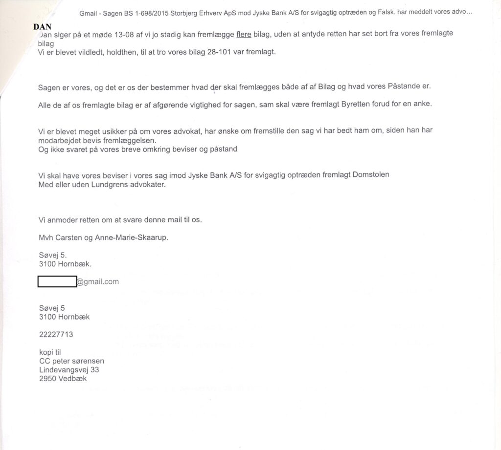 PERSONER SPECIALER KARRIERE OM OS KONTAKT ENGLISH Hvem søger du? SPECIALEOMRÅDE STILLING Skriv navn A ADAM FUSSING CLAUSEN ADVOKAT ALESSANDRO TRAINA ADVOKATDIRECTOR AMALIE BILTOFT LEGAL TRAINEE AMALIE CHRISTEL BJERG NIELSEN SAGSCONTROLLER AMANDA EMILIA KAMPH LEGAL TRAINEE AMANDA GULDAGER CLAUSEN ADVOKATFULDMÆGTIG ANDERS OREBY HANSEN ADVOKAT (L)PARTNER ANDREAS LYSKJÆR TOLMAN LEGAL TRAINEE ANN FRØLUND WINTHER ADVOKATDIRECTOR ANNA FJORDSIDE ADVOKAT BARSEL ANNE HANSEN-NORD ADVOKAT ANNE LYSEMOSE ADVOKAT BARSEL ANNE MARIE ABRAHAMSON ADVOKATPARTNER ANNE METTE SLOTH BERNER HEAD OF TRADEMARK PROSECUTIONEUROPEAN TRADEMARK & DESIGN ATTORNEY ANNE SOFIE JACOBS ADVOKAT ANNE VALLØ HANSEN TEAM ASSISTENT B BENEDICTE RØNBØG SECHER LEGAL TRAINEE BENJAMIN THIDEMANN ADVOKAT BETTINA HASSING HR CHEF BIRGITTE MILLER BRINCK EUROPEAN TRADEMARK & DESIGN ATTORNEY BUSAKORN SUKSAMRAN LINDE ØKONOMIMEDARBEJDER C CAMILLA BACH SCHOU STUB ADVOKATFULDMÆGTIG CAMILLA HEISEL TEAM ASSISTENT CARL JOHAN BJÆRGE ABRAHAMSON SUPPORTER CAROLINE BILLESØ PRIEMÉ SUPPORTER CECILIE GYRSTING ADVOKATFULDMÆGTIG CHARLOTTE KJELDSEN RECEPTIONIST CHARLOTTE LARSEN TEAM ASSISTENT PORTRÆT UNDERVEJS CHRISTIAN BREDTOFT GULDMANN ADVOKAT (L)PARTNER CHRISTIAN SCHERFIG ADVOKATPARTNER CHRISTINA BUHL NIELSEN ADVOKAT CHRISTOPHER HJULSAGER ADVOKATFULDMÆGTIG D DAN TERKILDSEN ADVOKATPARTNER DANIEL SCHIØTTE PETTERSSON LEGAL TRAINEE DITTE OPSTRUP ANDERSEN MARKETING MANAGER DORTE FRANDSEN TEAM ASSISTENT E ELISABETH EIBERG TEAM ASSISTENT ELISABETH THAL JANTZEN LEGAL TRAINEE EMIL HALD WINSTRØM ADVOKATFULDMÆGTIG EMILIE LERSTRØM ADVOKAT F FRANK TVEDE ØKONOMIMEDARBEJDER FREDERIK HASENBERG SUPPORTER FREDERIK HOLMSTED JENSEN LEGAL TRAINEE FREDERIKKE LINDBO HENNINGS ADVOKAT BARSEL H HANNAH DEHN-RASMUSSEN ADVOKATFULDMÆGTIG HANS HOLTEN INGERSLEV LEGAL TRAINEE PORTRÆT UNDERVEJS HEIDI THANNING RINGSTRØM SAGSCONTROLLER HELENA LYBÆK GUÐMUNDSDÓTTIR LEAD ADVISORPH.D. HELLE GROTHE NIELSEN BOBEHANDLERTEAM ASSISTENT I IDA JOHANNE DORÉ PAGH LEGAL TRAINEE IDA SIMONE SARBORG-PEDERSEN ADVOKATFULDMÆGTIG J JACOB HENRIKSEN IT STUDENT JACOB SKOVGAARD KRISTENSEN ADVOKATFULDMÆGTIG JAKOB SCHILDER-KNUDSEN ADVOKATPARTNER JAKOB SKOV BUNDGAARD ADVOKATFULDMÆGTIG JENS GRUNNET-NILSSON LEGAL TRAINEE JESPER CARØE PETERSEN SAGSCONTROLLER JESPER HJETTING ADVOKAT (H)DIRECTOR JESPER LUNDGREN ADVOKATOF COUNSEL JOAKIM WISCHMANN ADVOKAT JOHAN FREDERIK EHRENREICH ADVOKATFULDMÆGTIG JONAS ADSBØLL LEGAL TRAINEE PORTRÆT UNDERVEJS JONAS LYKKE HARTVIG NIELSEN ADVOKAT JULIE CATHRIN ROVSING ADVOKAT K KARIN KLINT HENRIKSEN ØKONOMICHEF KAROLINE STAMPE ERIKSEN SAGSCONTROLLER KIA ELISABETH GLAD ØKONOMIMEDARBEJDER KIRSTEN SEEBERG HR KONSULENT KLARA WINTHER KISELBERG LEGAL TRAINEE KRISTIAN GUSTAV ANDERSSON ADVOKATPARTNER KRISTIAN HØJBJERG JØRGENSEN SUPPORTER L LARS JAPP HASLUND DIRECTORHEAD OF DATA PROTECTION LARS KJÆR ADVOKATPARTNER LARS KROG ADVOKATDIRECTOR LARS PETERSEN ADVOKAT (H)OF COUNSEL LAURA HYANG KROER MADSEN ADVOKAT LENE WINTHER JENSEN RECEPTIONIST LINDA ZÜREK SAGSCONTROLLER LINE STOUGAARD ESKILDSEN ADVOKAT BARSEL LOUISE CECILIE MUNCK COMPLIANCE CONTROLLER M MADDALENA VOSS ADVOKATFULDMÆGTIG MAGNUS MØRCH TUXEN ADVOKATFULDMÆGTIG MAJA ILSØ LEGAL TRAINEE MAJSE JARLOV ADVOKAT MALENE OVERGAARD ADVOKATDIRECTOR MARCUS NIMMO ALLERUP BOGH LEGAL TRAINEE MARIA GISELA BRAMMER LEGAL TRAINEE MARIA WESSEL LINDBERG ADVOKATFULDMÆGTIG MARIE LOUISE AAGAARD ADVOKATDIRECTOR MARIE VON SICHLAU ADVOKATFULDMÆGTIG MARIO FERNANDEZ ADVOKATDIRECTORHEAD OF INDIRECT TAXES MARTIN AAGREN NIELSEN ADVOKAT (L) MARTIN BALSLEV ADVOKATFULDMÆGTIG MARTIN KIRKEGAARD DIREKTØR/CHIEF OPERATING OFFICER MATHIAS BELL WILLUMSEN ADVOKAT METTE MARIE NIELSEN ADVOKATFULDMÆGTIG METTE-MARIE VENDELBO HAMANN LEGAL TRAINEE MICHAEL ALSTRØM ADVOKAT (H)FORMAND FOR BESTYRELSENPARTNER MICHAEL AMSTRUP ADVOKAT (H)PARTNER MICHAEL GAARMANN ADVOKATPARTNER MICHALA RING GALE ADVOKAT MICKA SINETTE M. THORSEN TEAM ASSISTENT MORTEN ROSENMEJER ADVOKAT (L)PARTNER N NADIA AZAQUOUN ADVOKATFULDMÆGTIG NADIA BRANDT EXECUTIVE ASSISTANT NANNA MUNK WARMDAHL LEGAL TRAINEE NICOLAI B. SØRENSEN ADVOKAT (H)PARTNER NICOLAI THORNINGER ADVOKAT (L) NICOLE SOWE ADVOKATFULDMÆGTIG BARSEL NIELS GRAM-HANSSEN ADVOKATPARTNER NIELS WIVE KJÆRGAARD ADVOKAT (H)PARTNER NIKOLAJ BRANDT CLAUSEN IT CHEF NINA LUND-ANDERSEN ADVOKATFULDMÆGTIG NINA RINGEN ADVOKATPARTNER O OLIVIA SACEANU LEGAL TRAINEE P PEDRAM MOGHADDAM ADVOKATPARTNER PERNILLE HELLESØE TEAM ASSISTENT PETER ABILDGAARD ADVOKATFULDMÆGTIG PETER BRUUN NIKOLAJSEN ADVOKAT (L)PARTNER PETER CLEMMEN CHRISTENSEN ADVOKAT (H)PARTNER PETER MOLLERUP ADVOKAT (L)PARTNER PIA LYKKE MATHIASEN ADVOKATDIRECTOR R RASMUS REICHSTEIN ADVOKATFULDMÆGTIG RASMUS STUB ADVOKAT RASMUS VANG ADVOKAT (H)DIRECTOR REGITZE RUHOFF SUPPORTER RIKKE TOFT GRABSKI IT STUDENT S SARA KIRSTINE KLOUGART ADVOKAT SEBASTIAN DYHR RASMUSSEN LEGAL TRAINEE SEBASTIAN LYSHOLM NIELSEN ADVOKATDIRECTOR SIMONE EMILIE VIUF CHRISTIANSEN ADVOKATFULDMÆGTIG SISSEL BAY FRANDSEN TEAM ASSISTENT SOPHIA PATRICIA STRØMQVIST HR ASSISTENT STINE BERNT STRYHN ADVOKATDIRECTOR SØREN DANELUND REIPURTH ADVOKAT (L)DIRECTOR SØREN HILBERT ADVOKAT (L)PARTNER T THOMAS KRÆMER ADVOKATPARTNER THOMAS STAMPE ADVOKAT (H)PARTNER THOMAS SVENNINGSEN LEGAL TRAINEE THORSTEIN BOSERUP LEGAL TRAINEE TOBIAS VIETH ADVOKATPARTNER U URSULA IZZARD LEGAL TRAINEE V VIBE TOFTUM LEGAL TRAINEE Y YVONNE EJLERSEN TEAM ASSISTENT Samme rådgiver er altid med dig, når du arbejder med Lundgrens ADVOKATPARTNERSELSKAB TUBORG BOULEVARD 12 DK-2900 HELLERUP ÅBNINGSTIDER, ALLE HVERDAGE: 8.00-17.00 E-MAIL INFO@LUNDGRENS.DK LINKEDIN GÅ TIL LINKEDIN FACEBOOK GÅ TIL FACEBOOK TELEFON +45 3525 2535 CVR NR 36 44 20 42