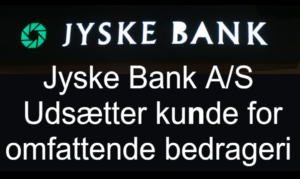 TØR DU OGSÅ SOM DEN DANSKE STAT OG DE STATSLIGE INSTITUTIONER, LAVE FORRETNING MED EN BANK, DU VED LAVER ØKONOMISK KRIMINALITET. Jeg skriver at Jyske Bank laver, og eller bruge kriminalitet, altså laver strafbare handlinger i Jyske Banks forretnings metoder så som at: JYSKE BANK A/S HAR LAVET OG ELLER BRUGT. 1. Bedrageri. SVIG 2. Bondefangeri. 3. Dokument falsk. FALSK. 4. Vildledning. 5. Udnyttelse. 6. Lyver for kunde. 7. Vanhjemmel. 8. Bestikkelse / returkommission. 9. Retsmisbrug. 10. Misbrugt adgang til Tinglysningsretten. 11. Fuldmagt misbrug. 12. Ond tro. 13. Retsmisbrug. 14. Mandag svig. 15. Lyver overfor Penge Institut ankenævnet. 16. Lyver overfor domstolen. Hvis Jyske Bank A/S ved deres mange medhjælpere og bagmænd, intet af ovenstående har lavet, så skal Jyske Bank og deres medvirkende advokater samt CEO Anders Christian Dam da bare komme til mig, og i må da gerne beskylde mig for injurier og bagvaskelse af Jyske Bank A/S. Bedrageri ved brug af dokumentfalsk, hvilket er udført ved hjælp af den Dokumentfalsk og misbrug af bankens adgang til tinglysningsretten, og ved misbrug af bortfaldet fuldmagt, altså fuldmagt misbrug hvilket Jeanett Kofoed Hansen for Jyske Bank A/S har brugt og anvendt /udført, som led i det bedrageri Nicolai Hansen startede sammen med Jeanett Kofoed Hansen og Lars Aaqvist, da Jyske Bank startede med at hæve renter af et lån på 4.328.000 dkk. som Jyske Banks ansatte narrede den senere syge kunde til at tro var blevet hjemtaget. Samlet set har mindst disse nævnte direkte og eller indirekte hjulpet Jyske Bank A/S med orgnaceret bedrageri. Nicolai Hansen, Jeanett Kofoed Hansen, Lars Aaqvist, Casper Dam Olsen, Anette Kirkeby, Morten Ulrik Gade, Birgit Buch Thuesen, Philip Baruch, Anders Christian Dam, Per Skovhus, Niels Erik Jacobsen, Peter Schleidt da også ledelsen er ansvarlige i at ingure mine henvendelser om Jyske Banks forskellige forbrydelser.