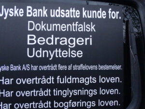 The Danish state still has major problems with Danish banks, which, as here, where Jyske Bank is behind extensive fraud against the bank’s customers, unfortunately cover both Danish judges and the authorities together with the Danish government cover this criminal Jyske Bank. But a small customer says, now it is enough, the extensive crime among the Danish banks, which the Danish government covers must stop, regardless of the fact that I am the only one who will fight to get rid of the Danish Corruption. I can not stop the camaraderie, that is the form of government, that exists in Denmark, but I want to warn other nations against the Danish country, which is a society ruled by corruption, between the comrades at the top of Denmark. You can read my blog here, and Read my story about how my family, and I have fought against some of Denmark’s perhaps largest criminal organizations. You will have a unique story about how Jyske Bank for several years, hid that the bank exposed me to fraud, while I was seriousl