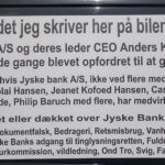 Denmark has a major problem with legal certainty, as employees of the National Courts Administration knowingly and dishonestly, and by camaraderie, cover up economic crime, including corruption, which some of the largest Danish companies, including Jyske Bank A/S, are behind.