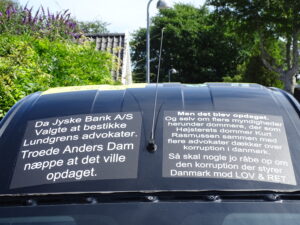 Is Jyske Bank A/S about to close? After all, state protection cannot last forever. When Jyske Bank A/S actually cheats the law. I know that I am up against powerful forces, all of whom have to date covered up Jyske Bank’s crime, which has become an attack on law and order. But even if you as authorities stick together against me, who as the weak one just wants to end the corruption and abuse of power that governs Denmark. Until today 14 August 2022. still not a single one has taken my call for a debate on TV. for whether I am right that Jyske Bank A/S due to the bank’s many and actionable violations of the law should be deprived of the right to operate a bank in Denmark, or as a minium that the Danish Financial Supervisory Authority places Jyske Bank under increased supervision, up to the entire board of directors and management of Jyske Bank A/S can be replaced.