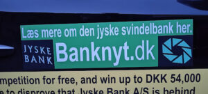 når nu både Jyske Bank og Lundgrens advokater arbejder for at undergrave selskabets økonomi, så er det svært for den lille mand. Men denne her gang har i taget fejl, og i har taget røven på den måske lille og svage kunde, men også den eneste der har samlet beviser nok til at Finanstilsynet kan sætte Jyske Bank under skærpet tilsyn. Men når advokat samfundet og dommere samt myndighederne virker ved kammerateri, for at dække over venner, der som Jyske Bank og og Anders Christian Dam der er ridder af Dannebrog. Hvorfor den lille mand skal skydes for at, staten reelt kan dække over Jyske Banks forretningsmetoder, bedrageri som den Danske Stat formentlig selv er medvirkende til, med mindre myndighederne tager mod min anmodning om at få et møde med nationalBanken, Statsministeriet og Finanstilsynet for at fremlægge min dokumentation for Jyske Banks brug af mange strafbare handlinger. Og jeg siger ikke uden grund, at Jyske Bank A/S skal fratages retten til at drive finansiel virksomhed, herunder bankvirksomhed i Danmark. Jyske Bank har 1 februar 2019. Fremsat beskyldninger mod mig og min person for at lave strafbare handlinger. 23 oktober 2019. Efter de korrupte Lundgrens advokater blev fyret, fik jeg fat i en kopi, og uha jeg blev så bange.