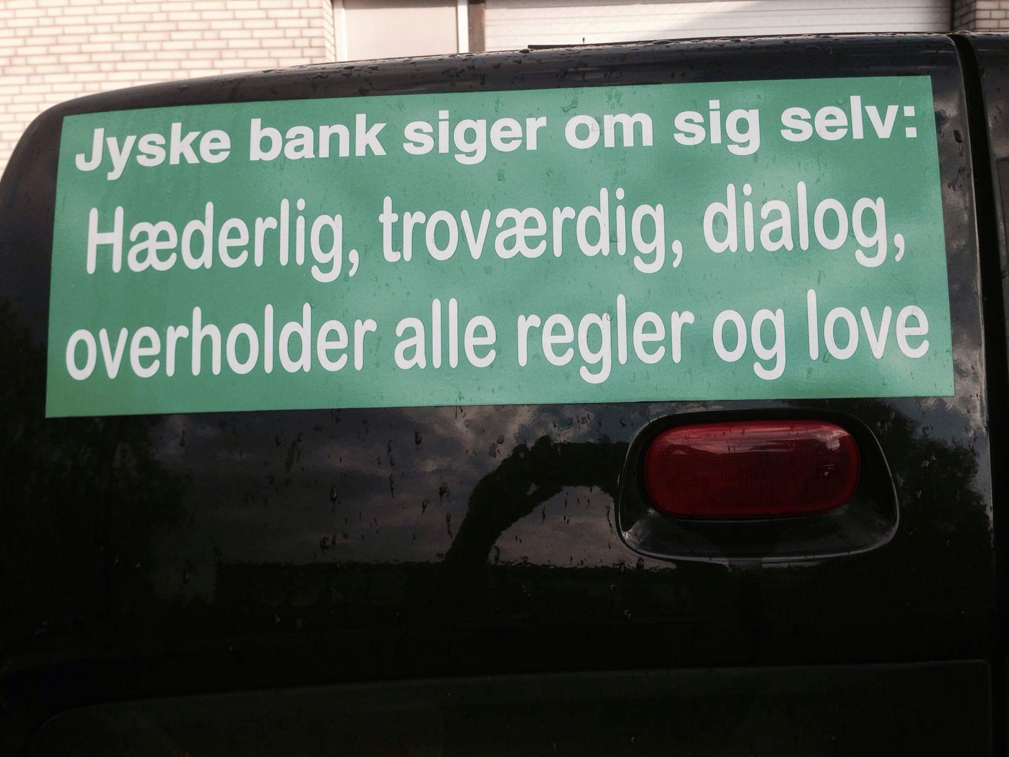 Medvirken direkte eller indirekte i jyske bank 11 års svindel / bedrageri mod kunde Et par søgeord er smuttet med. #JYSKE BANK BLEV OPDAGET / TAGET I AT LAVE #MANDATSVIG #BEDRAGERI #DOKUMENTFALSK #UDNYTTELSE #SVIG #FALSK #Bank #AnderChristianDam #Financial #News #Press #Share #Pol #Recommendation #Sale #Firesale #AndersDam #JyskeBank #ATP #PFA #MortenUlrikGade #PhilipBaruch #LES #LundElmerSandager #Nykredit #MetteEgholmNielsen #Loan #Fraud #CasperDamOlsen #NicolaiHansen #JeanettKofoed-Hansen #AnetteKirkeby #SørenWoergaaed #BirgitBushThuesen #Gangcrimes #Crimes #Koncernledelse #jyskebank #Koncernbestyrelsen #SvenBuhrkall #KurtBligaardPedersen #RinaAsmussen #PhilipBaruch #JensABorup #KeldNorup #ChristinaLykkeMunk #HaggaiKunisch #MarianneLillevang #Koncerndirektionen #AndersDam #LeifFLarsen #NielsErikJakobsen #PerSkovhus #PeterSchleidt