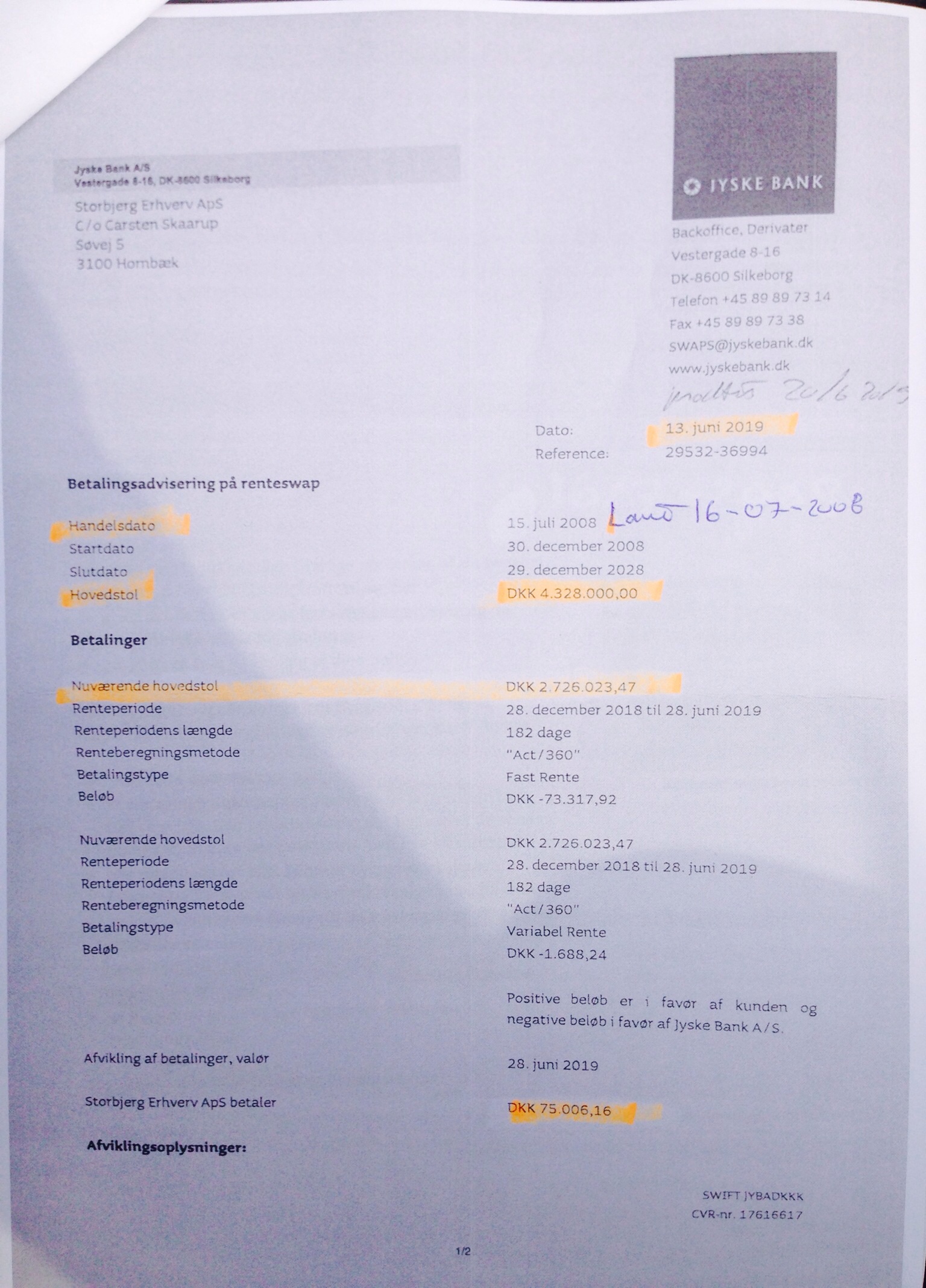 Jyske bank er dybt kriminel, når bankens ledelse står bag bedrageri imod bankens små kunder, som her i sagen BS 1-698/2015 og ATP fonden er velvidende om at selve bestyrelsen står bag koncernens fortsatte millionsvindel mod bankens kunde, hvilket får ATP til at have støre tillid til Danske svindel banker. ATP OPLYSER AT ATP ER LIGEGLADE MED OPLYSNINGER OG BEVISER, AT JYSKE BANK KONCERNEN STÅR BAG MILLION BEDRAGERI, JYSKE BANK ER EN FORETNING SOM ATP GERNE SÆTTER DINE OPSPARET PENGE I "DINE ATP PENSION SÆTTES I KRIMINELLE BANKER SOM HER JYSKE BANK" For at du kan få et bedre afkast på din tillægspension i ATP. ATP bekymrer sig ikke om hvordan jyske bank driver bankvirksomhed. :-( Anders Dam jyske bank, lader bedrageri med falsk lån fortsætte, efter han fik det oplyst, jyske bank ønsker ikke dialog, Philip Baruch bestyrelsen svare for Anders Dam, og frabeder sig henvendelser Jyske Bank stjæler af kundes kundes penge, betroet midler for falske lån og sikkerhed Jyske Bank nægter at svare, og skriver banken er hæderlige og ærlige. Retsag mod jyske bank handler om bankens troværdig Simpelt Tyveri og Bedrageri, Dokdomentfslsk. Hvem KA jyske bank uden fornuft 40 Spørgsmål jyske bank ikke vil svare på I fik 1 år at svare på om det lån i Nykredit på 4.328.000 kr. er falsk eller sandt. Det er falsk dokumentfalsk, Nykredit bekræfter -- 1. Hvordan kan jyske bank lave 2 byggekreditter, til 2 forskellige virksomheder, (2 cvr nummer). Både samtidige og overlappende altså på samme kontonummer. ?. Er det ikke det samme som at sætte den samme nummerplade på 2 forskellige biler Samtidigt :-) ? Hvordan ved man hvilket cvr. Som betaler når der er 2 virksomheder på ? — 2. Hvordan kan et swap bilag, blive væk. ? Altså den swap aftale, som kun er indgået, under forudsætning hvis man hjemtager det underlægende lånetilbud ? Det er her vist bare 2 bilag, som er blevet væk, for jyske bank. :-) En aftale og at aftalen lukkes. Og måske er andre bilag også blevet væk, hvis de findes :-) -- 3. Selve forudsætning for swap aftalen. Var både forkert og mangelfuld, og havde kun et formål. At jyske bank, måske bevist har fortiet og tilbageholdt flere oplysninger, over for deres kunde, forud for en swap aftale, har du vores ord på. Jyske bank syntes tilsyndeladende ikke at huske, hvad banken oplyste i deres swap anbefalinger, og benægter derfor at have tilbage holdt oplysninger. Desvære har vi ikke optagelser af disse samtaler. Vi kommer ind på hvad jyske bank faktisk oplyste og svarede. Vi viste på daværende tidspunkt desvære ikke, at jyske bank efterfølgende ville benægte. Og at det derfor var nødvendigt at optage samtaler i jyske bank. Efterfølgende har vi dog fundet flere beviser, på at jyske bank har løjet for os i gennem de sidste 8 år. Vi kan og vil bevise, dokumentere løgne fra jyske bank. -- 4. Hvordan kan et swap bilag, blive væk. ? Altså en swap aftale der bliver lukket. og derefter forsvinde, for jyske bank ? Det er vist her bare de 2 bilag der er blevet væk, for jyske bank. :-) (Det ene bilag finder jyske bank dog igen 7 år efter) :-) -- 5. Hvorfor er de 2 bilag, ikke medtaget på årsopgørelsen, for det år hvor aftalen laves og lukkes. Der findes på årsopgørelsen kun den swap jyske bank egenhændigt har lavet. Det ene af de forsvundet bilag, er heldigvis efterfølgende dukket op igen, i en mail fremsendt fra et bestyrelsesmedlem. Men det er ikke på års opgørelsen ? :-) — 6. Hvordan kan jyske bank, egenhændigt lave en ny swap aftale, uden at tale med deres kunde først ?. :-) Og derefter indsætte deres nye swap bilag, i stedet for det swap bilag der i første omgang forsvandt :-). fra jyske bank. Heldigvis dukkede det forsvundet bilag op igen, i et fremsendt svar fra jyske bank sep. 2015 Da en af jyske banks bestyrelsesmedlemmer og advokat, var så venlig og sender en kopi til retten i Viborg, i den anlagte sag mod jyske bank. :-) Og at jyske bank derefter februar 2015 på spørgsmål, oplyser at de kun har ombytte de 2 bilag. Her er tale om et bilag / en swap aftale, som kunden ikke har anmodet jyske bank om at lave, eller indsætte til et lånetilbud. Findes der en mundtlig eller en skriftlig godkendelse af den aftale / bilag om det :-) Vi efterlyser bevis. — 7. Hvordan kan jyske bank lade en ikke eksisterende gæld tinglyse. Altså lade et lånetilbud tinglyse som det var hvemtaget når lånet ikke er hjemtaget, eller overhoved findes hjemtaget og udbetalt :-) En kopi af hjemtagetelses anmodning med min underskrift og kopi af udbetalingen, er blevet efterlyst. — 8. Hvilket bilag er brugt over for tinglysningsretten, for at kunne tinglyse lånet, der aldrig er blevet hjemtaget. — 9. Hvordan kan jyske bank hæve af betroede midler, til tinglysning af et lån i Nykredit, som ikke findes. først efter selv at blive stævnet indrømmer Nykredit, at de intet kender til lånet.? Lånet som jyske bank nægter at bevise hjemtaget og udbetalt. -- 10. Hvordan kan jyske bank hæve af betroede midler, for låne sagsomkostninger til Nykredit Som Nykredit efter selv at være stævnet, indrømmer at de intet kender til. Lånet som jyske bank hæver lånesags omkostninger for at formidle. Og som jyske bank nægter at bevise findes, som hjemtaget og udbetalt. — 11. Hvordan kan jysk bank hæve af betroet midler, til gebyr for at lave sikkerhed over for Nykredit på et lån der ikke findes.? — 12. Hvordan kan jyske bank kræve en grund tvangssolgt, når banken ved de ikke selv har første ret til provenuet. min ejendomsret er blevet krænket. — 13. Hvordan kan jyske bank forsvare at banken kræver et påstået underliggende lån til en swap (der der ikke er godkendt) afdrage ekstraordinært, og samtidig selv hæve renter af provenuet frem til 2028. er det ikke bedrageri. ? — 14. Hvordan kan jyske bank nægte at have krævet et tvangssalg, når banken udmærket ved, at det alene var et krav fra jyske bank. — 15. Hvordan kan jyske bank forklarer at deres advokat og bestyrelse efter nok 20 breve, alle med samme meget klare og tydelige spørgsmål, vælger at svare direkte forkert på spørgsmål, om et lån var hjemtaget og blevet udbetalt mm.? altså forsøge at vildlede. — 16. Hvorfor lyver jyske bank, over for sin kunde, skriver direkte usandt i mail om at et lån findes, selv om banken ved det er usandt. — 17. Hvorfor lyver jyske bank, når de skriver i mail at jeg har lavet lånet om, igen når banken ved det aldrig har været hjemtaget, så kan det heller ikke omlægges. ? — 18. Hvorfor vil jyske bank ikke svare deres kunder, som stiller spørgsmål, om et lån kunden ved ikke har hjemtaget. Det er vel banken, jyske bank som skal bevise, at kunden har hjemtaget, et lån i Nykredit. Selv om Nykredit bekræfter at de intet kender til det påstået lån ? — 19. Hvorfor nægter jyske bank at modtage provenuet, efter jyske Banks krævede tvangs salg af grunden — 20. Hvorfor nægter jyske bank at lave deponeringskonto. Kort sagt hvorfor nægter jyske bank, alt til at jyske bank skulle være involveret i kravet, om tvangssalget, når jyske bank ikke kan være i tvivl om hvad banken laver. 3 år skulle der gå, før jyske bank ville medvirke til at afslutte handlen, og nyt tab kunne konstateres, se bilag — 21. Hvorfor godkender jyske bank et byggebudget, som jyske bank ved ikke stemmer, Jyske bank’s mand siger flere gange,om jeg har husket alt, (der er glemt provisioner renter mm) Skulle banken ikke kunne se det ? Jyske Bank siger så sender i budgettet til godkendelse i Nykredit, og i dag ved jeg det er alene jyske bank der godkendte det. Dette oplyste Nykredit oplyste på møde i forbindelse med de selv blev stævnet. — 22. Hvorfor ville jyske Bank ikke hjælpe, at finde ud af hvem som indsatte kr. 1.000.000 kr ( 1 million.) på min konto, selv om jyske bank godt viste svaret. Det kunne være en fejl eller hvidvaskning. ? — 23. Hvorfor oplyser jyske bank at man skal skynde sig at få og hjemtage et lån, da man ellers nok ikke kan låne hele beløbet. ? Jyske bank har selv godkendt budgettet og lånet over for Nykredit, som efterfølgende ikke vil godkende lånebeløbet og kræver det nedbragt med 800.000 kr Kan også hænge sammen med at der er en Swap som ikke skulle betyde noget, bidraget stiger således fra 0,8 % til 3 % Dette har Nykredit bekræftet telefonisk er grundet swappen, men afviser efterfølgende på mail at skulle have bekræftet dette. (Klog af skade, så det findes en optagelse der bekræfter.) En Swap jyske bank ikke oplyser Nykredit noget om, som at jyske bank ønsker denne Swap med på et lån. (Nu er denne Swap dog kun lavet og indsat af jyske bank, uden anmodning eller godkendelse.) - 24. Er det rigtigt at jyske bank efter at først have godkendt et bygge projekt med lån på 4.300.000 kr. overfor nykredit, under betingelser som er overholdt. Derefter ved færdiggørelsen, får oplyst at der kun kan lånes 3.500.000 kr. Og det af jyske Bank, hjemtaget lån i Nykredit nu skal nedbringes med 800.000 kr. Grundet Nykredit efter at have set ejendommen og opdaget der er en Swap registeret ikke vil godkende det lån som jyske bank godkendte. ? - 25. Er det rigtigt at jyske bank, nu har bragt deres kunde ud i at måtte låne de penge i jyske bank som lånet skulle nedbringes med Og til en rente på 9,25 % - 26. Er det rigtigt at jyske bank efterfølgende krævede salgsfuldmagt til at kunne sælge den nybyggede ejendom. ? - 27. Er det rigtigt at jyske bank efterfølgende krævede salgsfuldmagt til at kunne sælge den låntagers private ejendom. ? - 28. Er det rigtigt at jyske bank spærrede deres kundes kontoer for at afkræve underskrifter på disse salgs fuldmagter, Samt for at få deres kunde, til at indgå afdrags aftaler med banken, som kunden meget nemt kunne risikere ikke at kunne overholde. Aftaler som udspringer sig af swappen og det underlægende lån :-) - 29. Er det rigtigt at jyske bank spændte deres kunde så hårdt. Har jyske bank spekuleret i at kunden ikke måtte have mulighed for at indbringe sagen for retten, hvorfor det har været jyske Banks ønske at stække kunden ØKNOMISK Således at kunden med stor sandsynlighed, ikke kunne finde penge til at hyrer en advokat. Så frem kunden nu ville fortsætte den sag, der allerede var indbragt for penge instituttets ankenævn. - 30. Er det rigtigt at jyske bank efterfølgende, ville have pant i alle virksomhedens anparter, således banken fik fuld kontrol. Hvilket 100 % ville have ført til konkurs, såfremt det var lykkes banken, at få en underskrift. - 31. Er det rigtigt at kunden ikke kunne betale andre kreditorer, da jyske bank forfordelte sig selv, ved at sikker sig pant i alt. Og at kunden derved mistede et 25 årig gammel virksomhed, og tabte aktie kapitalen. Se mere på private FB profil -Banknyt dk Mvh Carsten