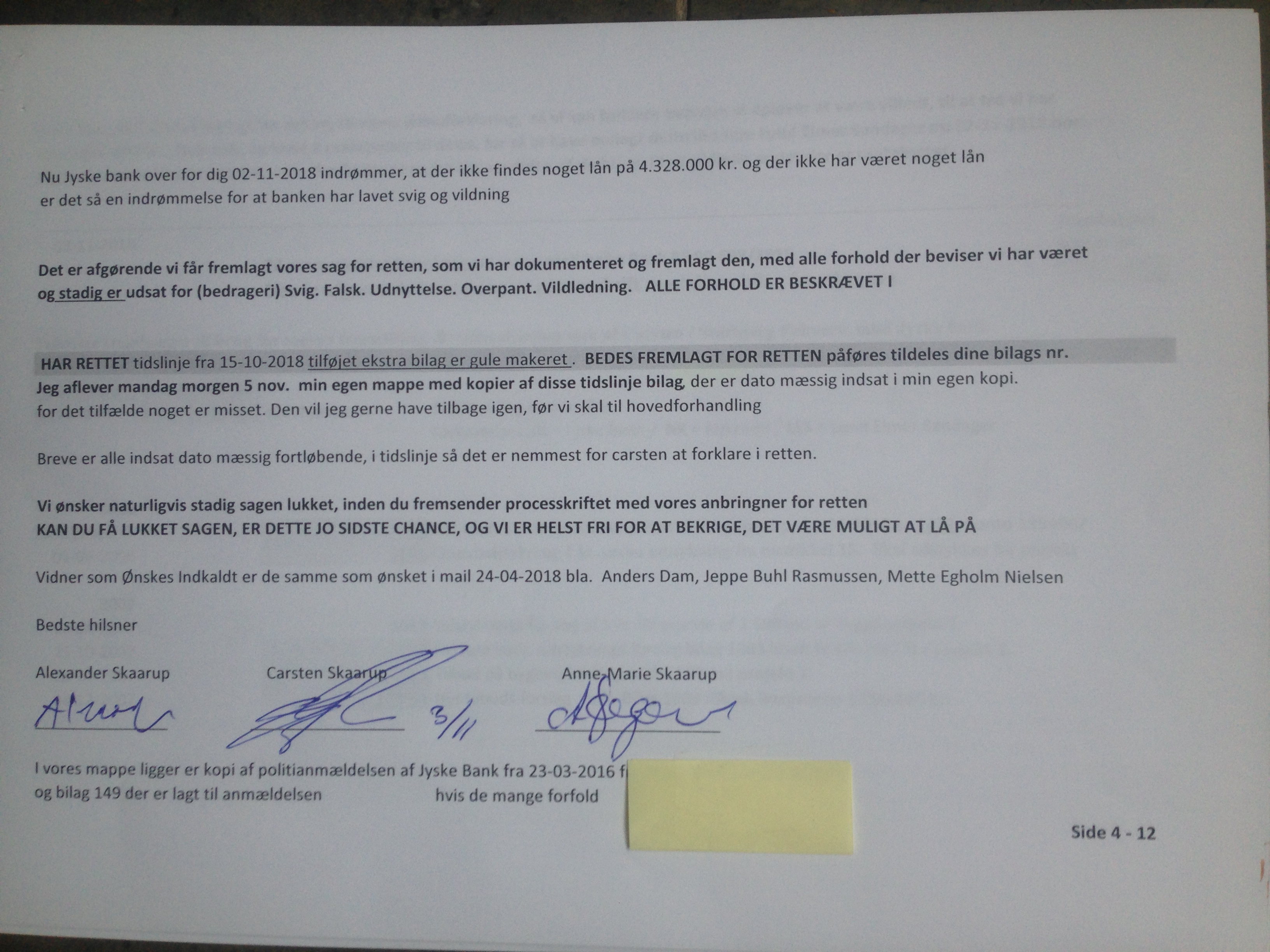 Vedtægter § 1 Stk. 1: Bankens navn er Jyske Bank A/S. Stk. 4: Bankens formål er som bank og som moderselskab at drive bankvirksomhed efter lovgivningen Stk. 5: Banken drives i overensstemmelse med redelig forretningsskik, god bankpraksis og bankens værdier og holdninger :-) :-) Lidt søge ord. #Justitsministeriet #Finansministeriet #Statsministeriet JYSKE BANK BLEV OPDAGET / TAGET I AT LAVE #MANDATSVIG #BEDRAGERI #DOKUMENTFALSK #UDNYTTELSE #SVIG #FALSK / #Bank #AnderChristianDam #Financial #News #Press #Share #Pol #Recommendation #Sale #Firesale #AndersDam #JyskeBank #ATP #PFA #MortenUlrikGade #PhilipBaruch #LES #Boxen Jyske Bank Boxen #KristianAmbjørnBuus-Nielsen #LundElmerSandager #Nykredit #MetteEgholmNielsen #Loan #Fraud #CasperDamOlsen #NicolaiHansen #JeanettKofoed-Hansen #AnetteKirkeby #SørenWoergaaed #BirgitBushThuesen #Gangcrimes #Crimes #Koncernledelse #jyskebank #Koncernbestyrelsen #SvenBuhrkall #KurtBligaardPedersen #RinaAsmussen #PhilipBaruch #JensABorup #KeldNorup #ChristinaLykkeMunk #HaggaiKunisch #MarianneLillevang #Koncerndirektionen #AndersDam #LeifFLarsen #NielsErikJakobsen #PerSkovhus #PeterSchleidt